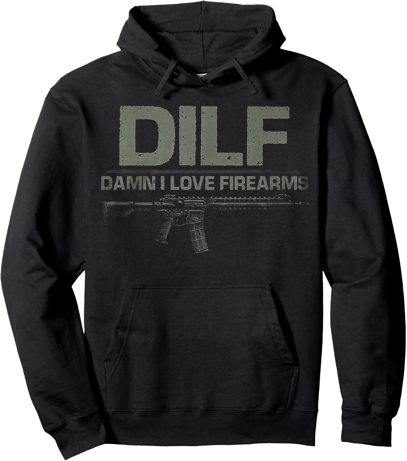 Damn I Love Firearms Hoodie - Hoodie | Black