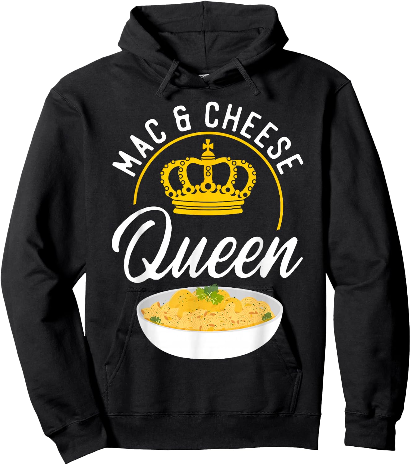 Mac And Cheese Queen Mac & Cheese Queen Hoodie - Hoodie | Black