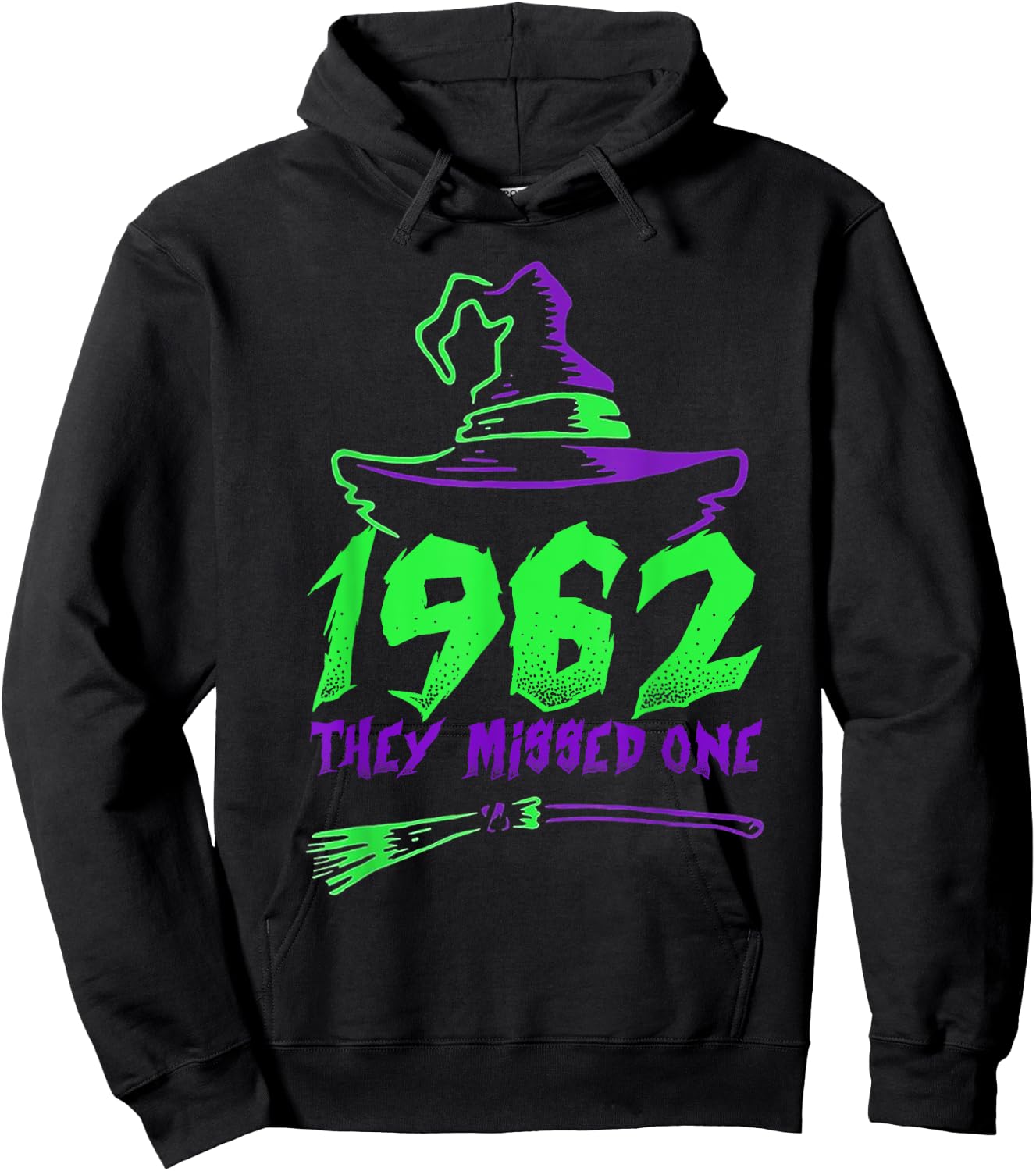 1692 They Missed One Purple Witch Hat for Halloween Party Hoodie - Hoodie | Black