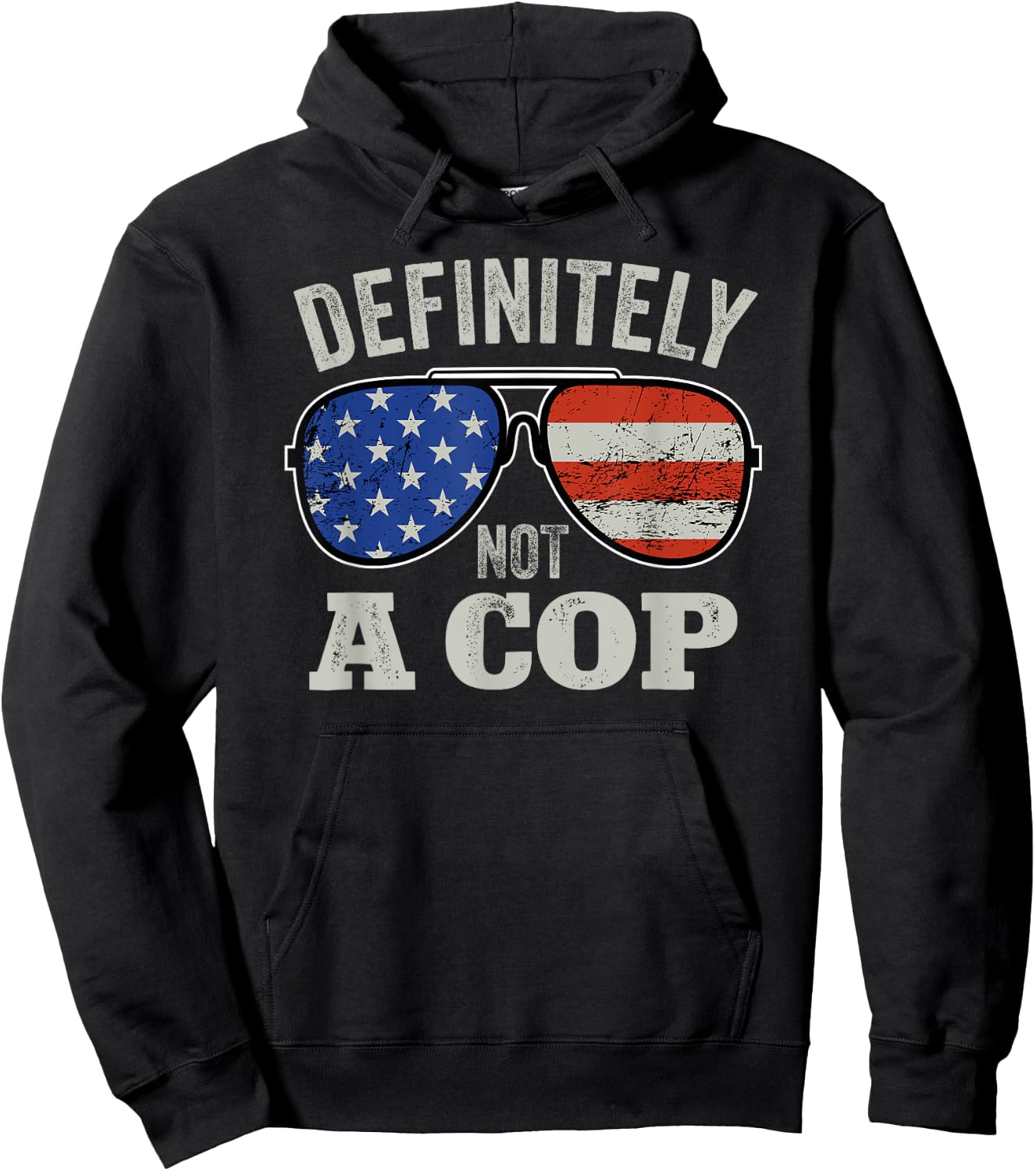 Definitely Not A Cop - Undercover Police Operation Detective Hoodie - Hoodie | Black