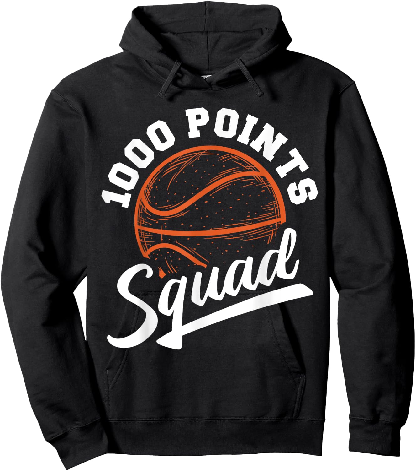 1000 Points Basketball Scorer Squad Basketball Player Hoodie - Hoodie | Black