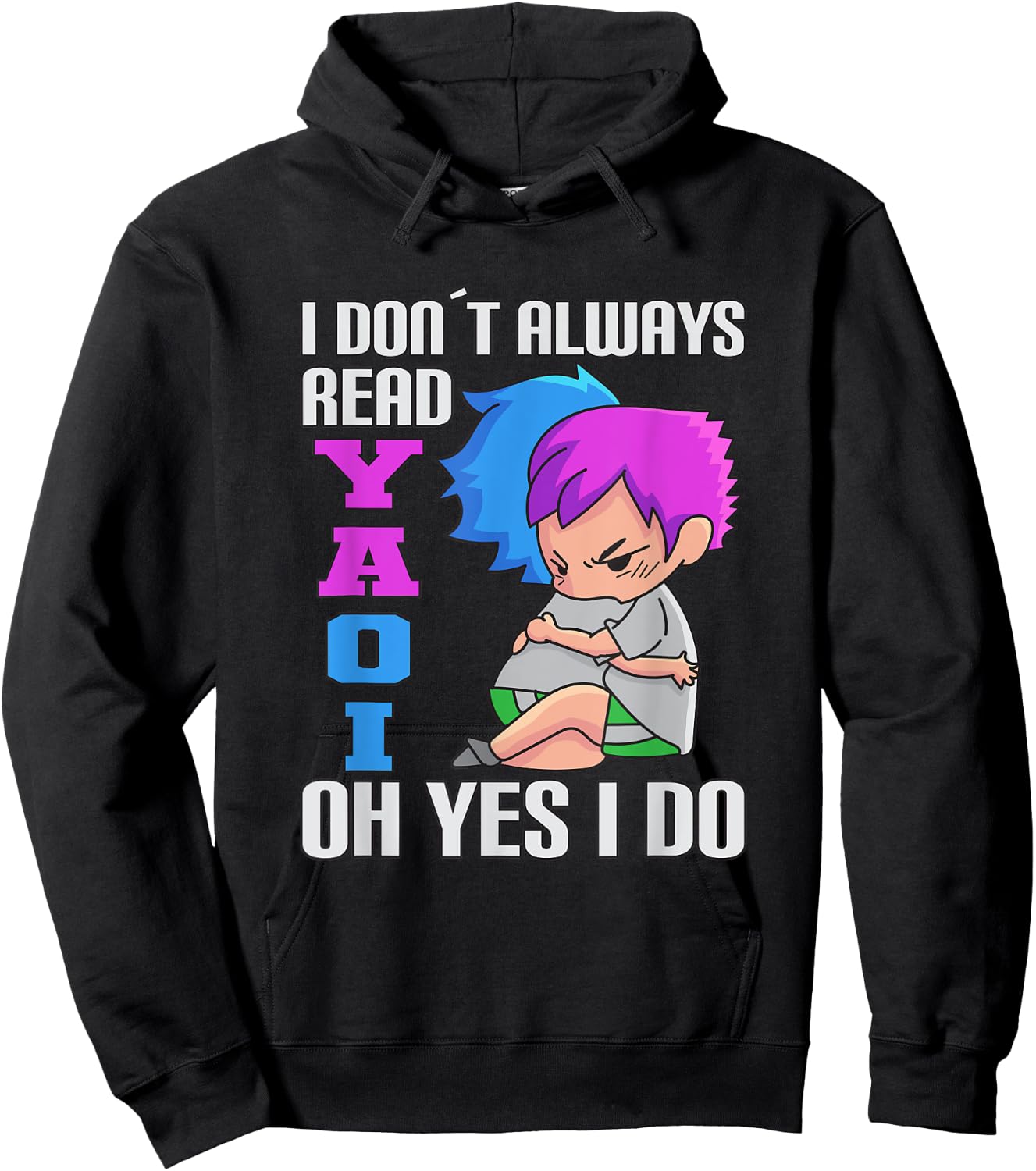 Fujoshi I Yaoi BL Love Manga Hoodie - Hoodie | Black