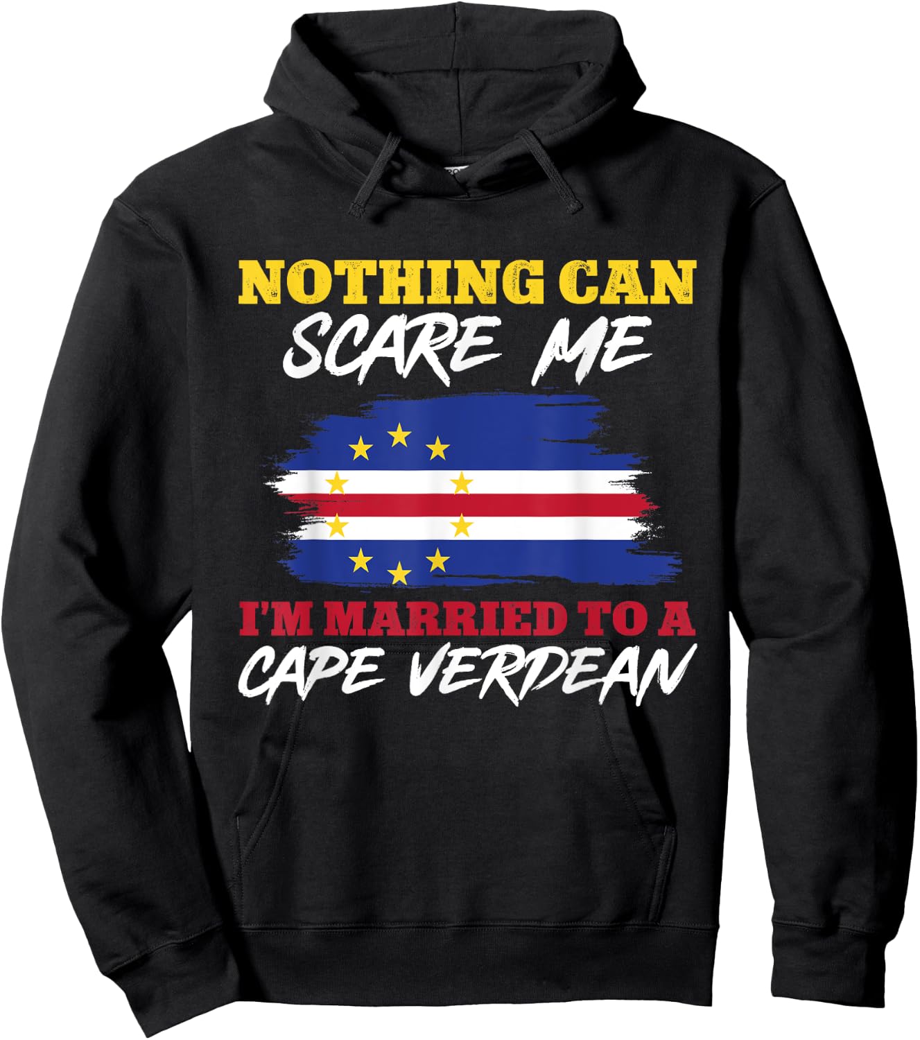 Cape Verde Flag Cabo Verde Flag Husband Wife Cape Verdean Hoodie - Hoodie | Black
