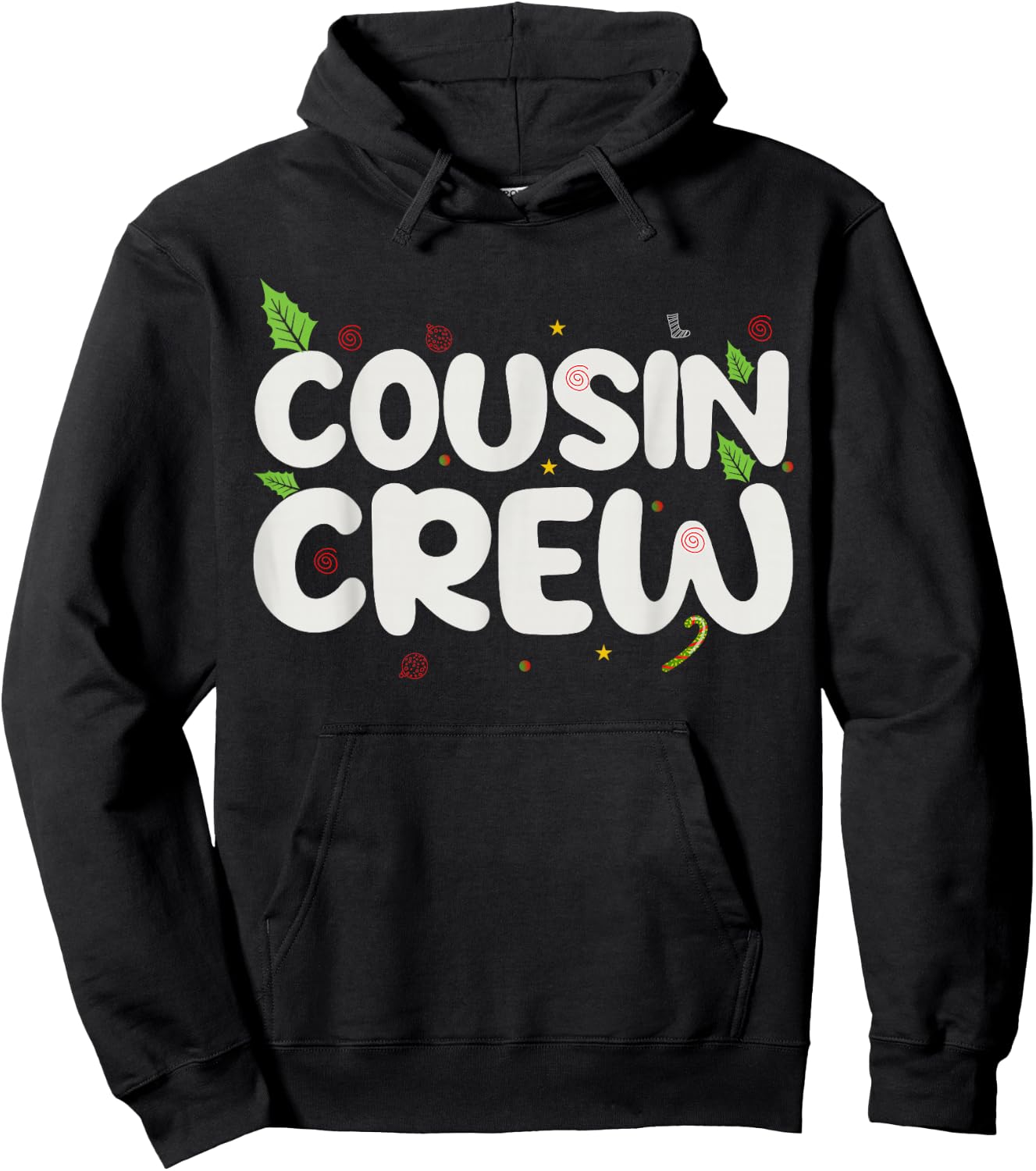 Cousin Crew Christmas Hoodie - Hoodie | Black