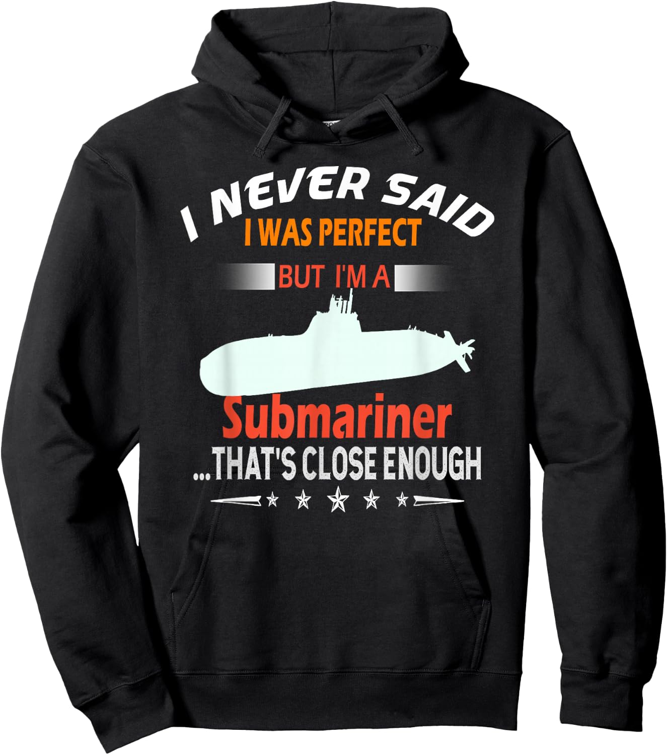 Funny Submarine Ship Submariner Veteran Gifts Hoodie - Hoodie | Black
