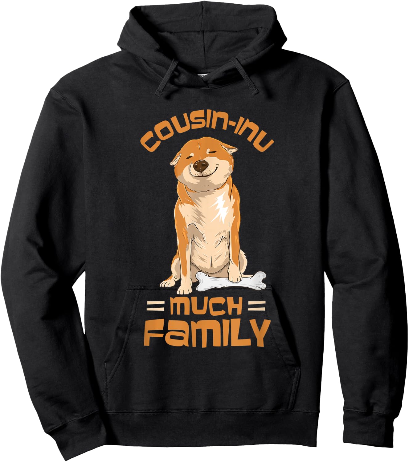 Shiba Inu Dog Cousin Cousin-Inu Family Matching Men Women Hoodie - Hoodie | Black