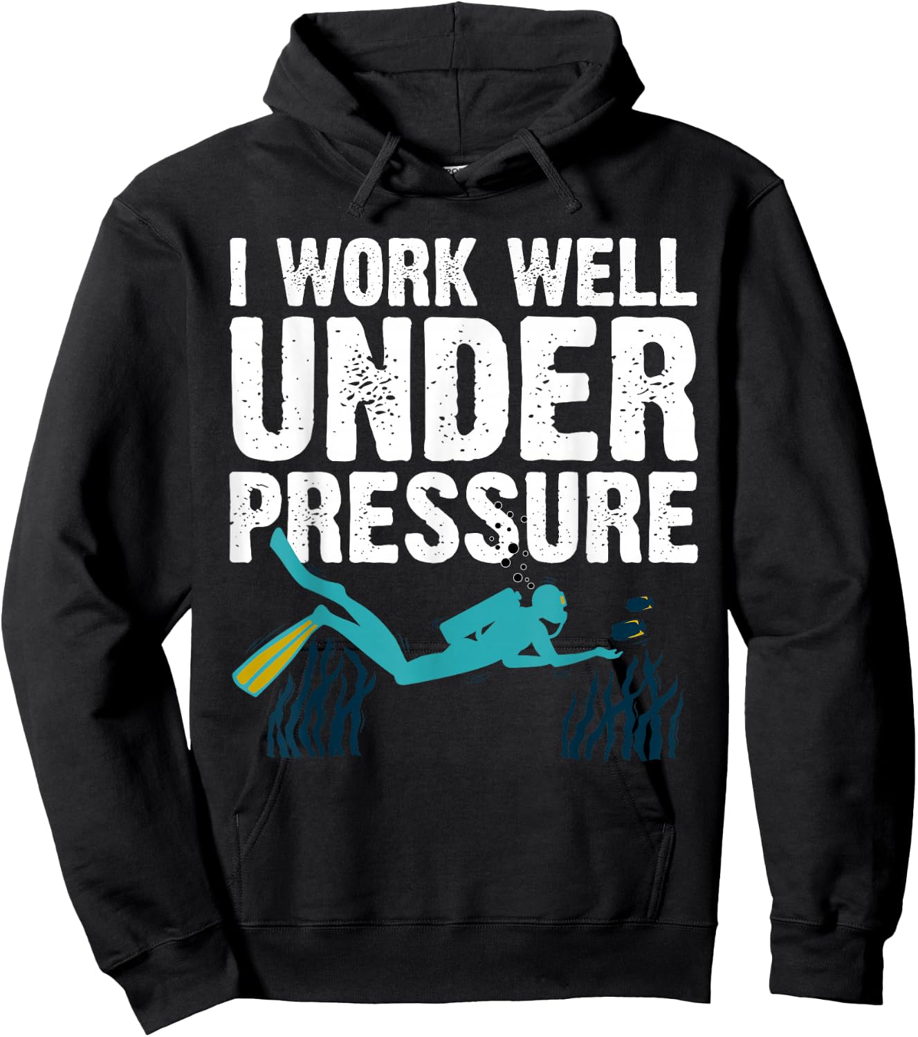 Cool Scuba Diving Women Ocean Scuba Diver Snorkeling Hoodie - Hoodie | Black