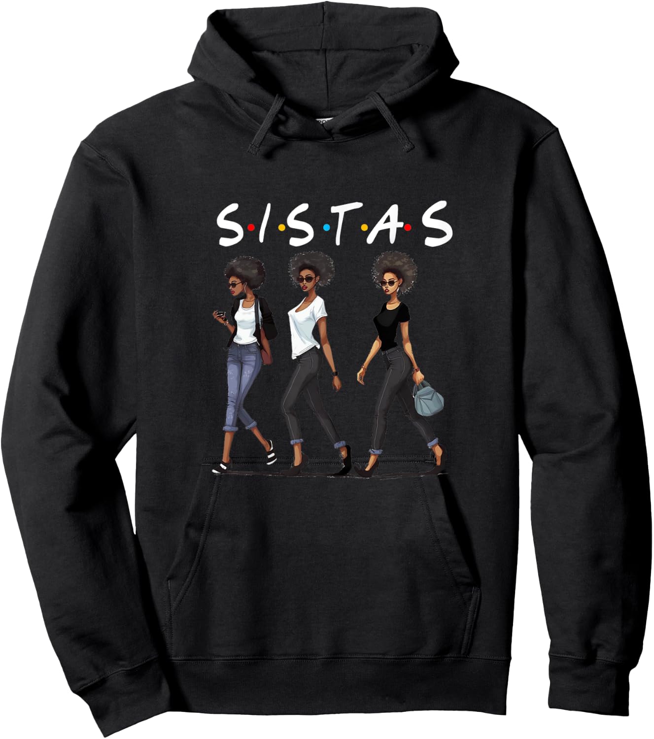 Melanin Queen African American Pride Black Girl Magic Attire Hoodie - Hoodie | Black