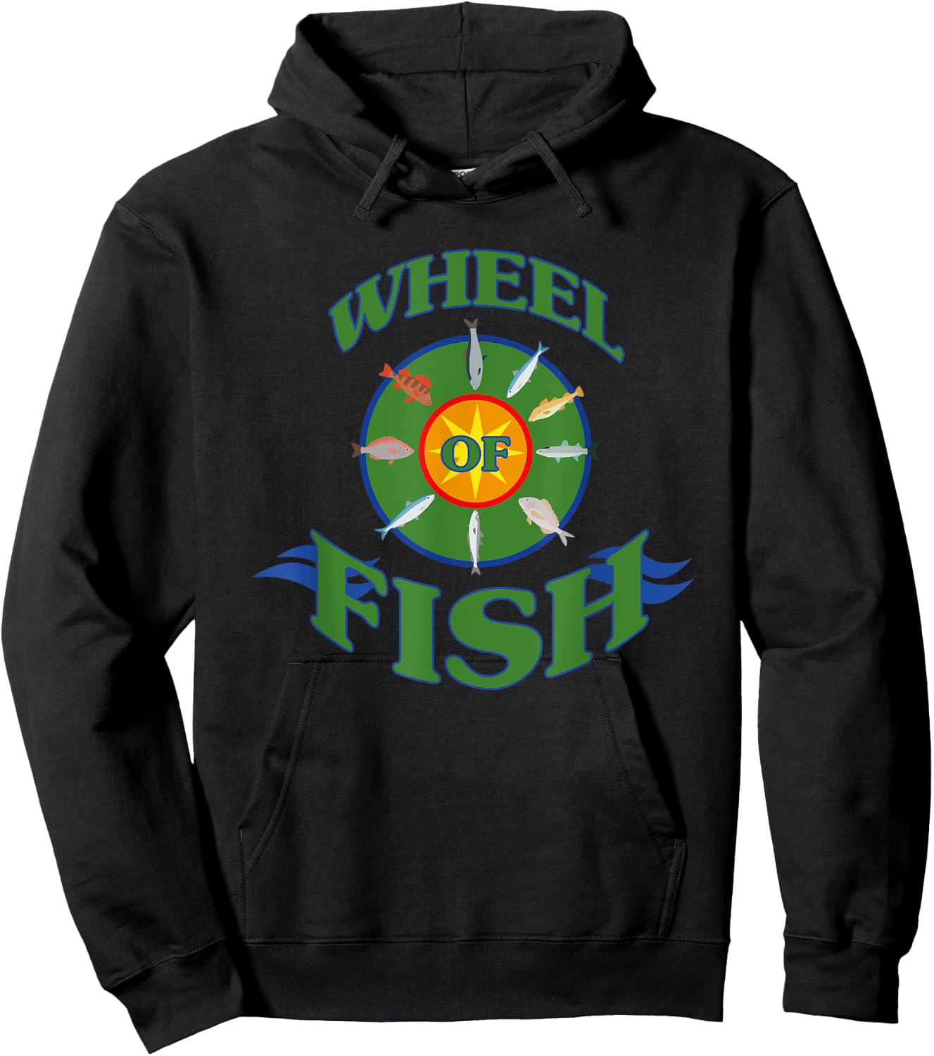 Wheel of Fish Hoodie - Hoodie | Black