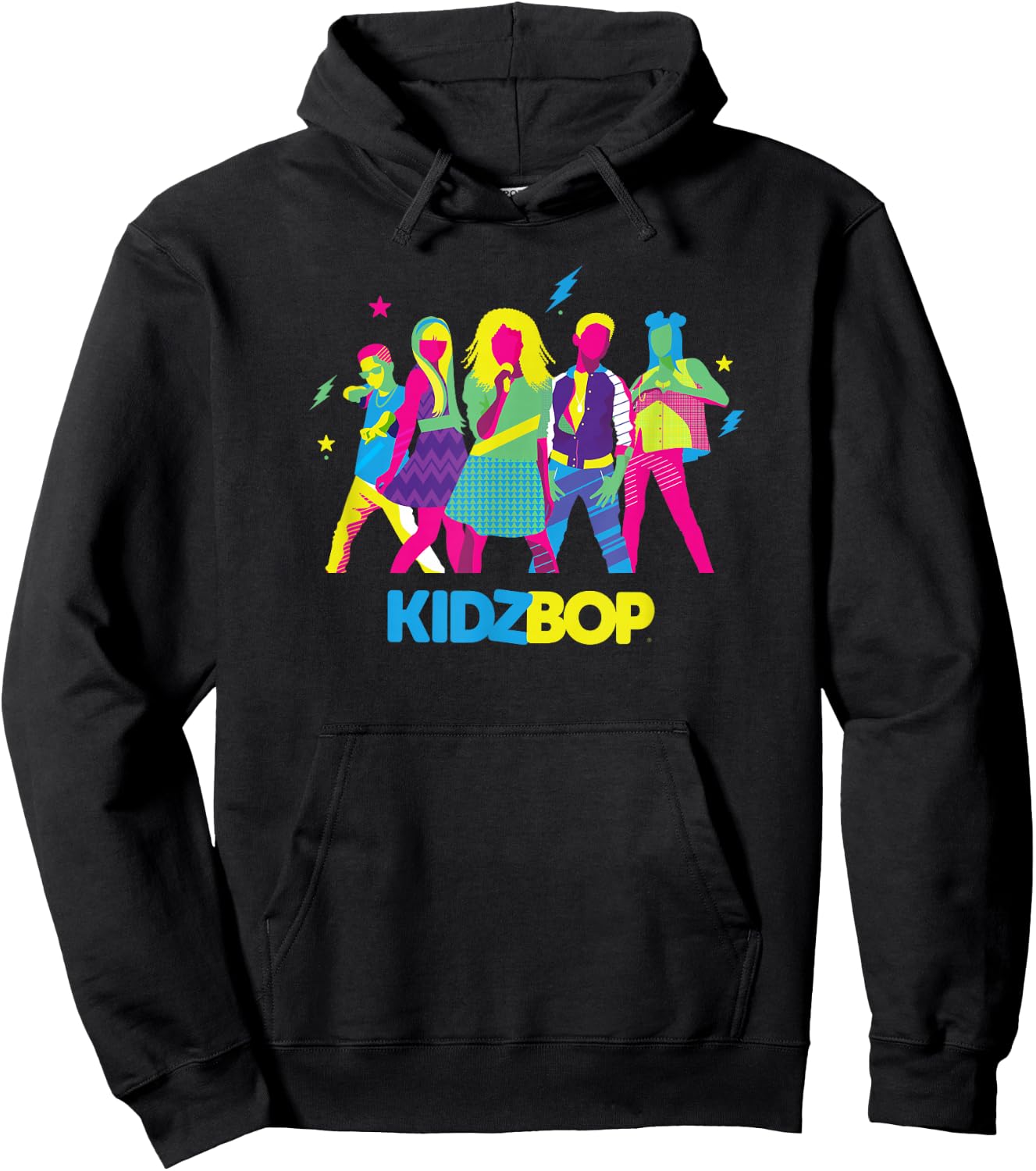 KIDZ BOP - Pop Star Silhouette (Group) Hoodie - Hoodie | Black