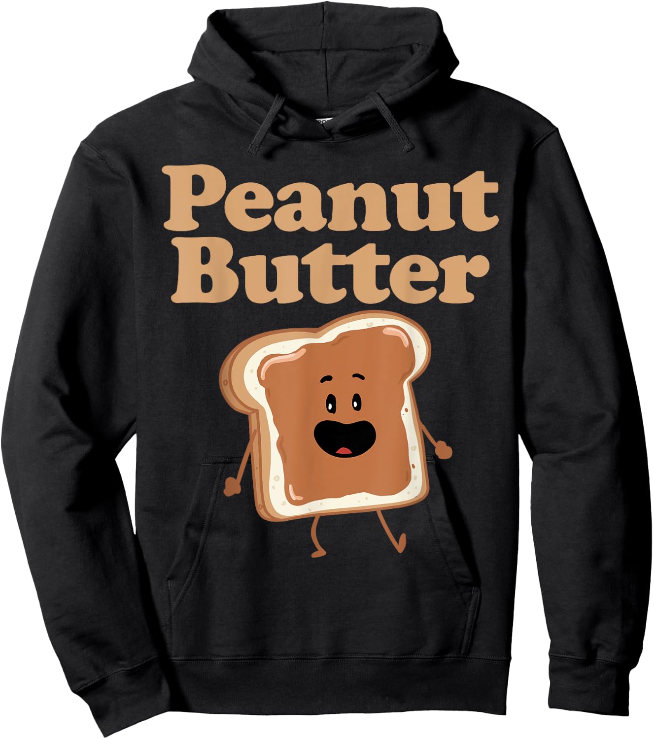 Dancing Peanut Butter matching Peanut Butter and Jelly Hoodie - Hoodie | Black