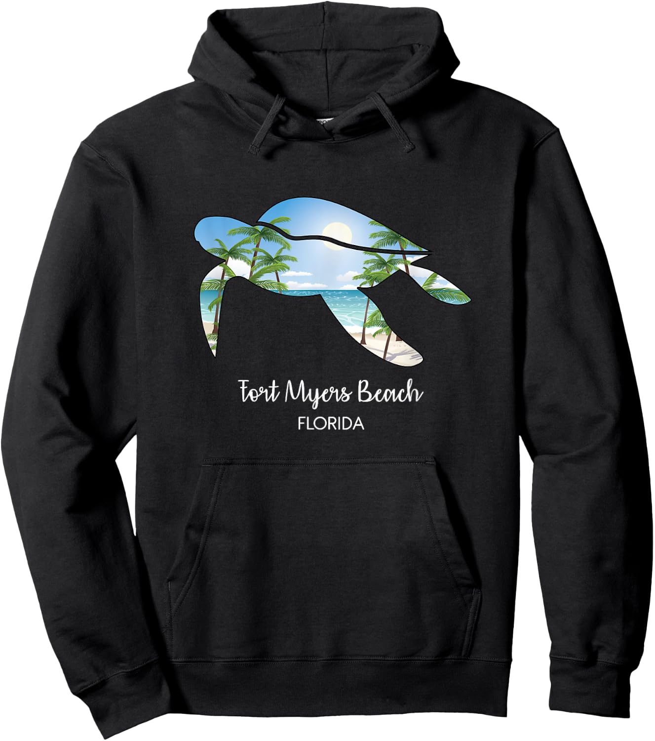 Fort Myers Beach Souvenir or Group Vacation Gift Hoodie - Hoodie | Black