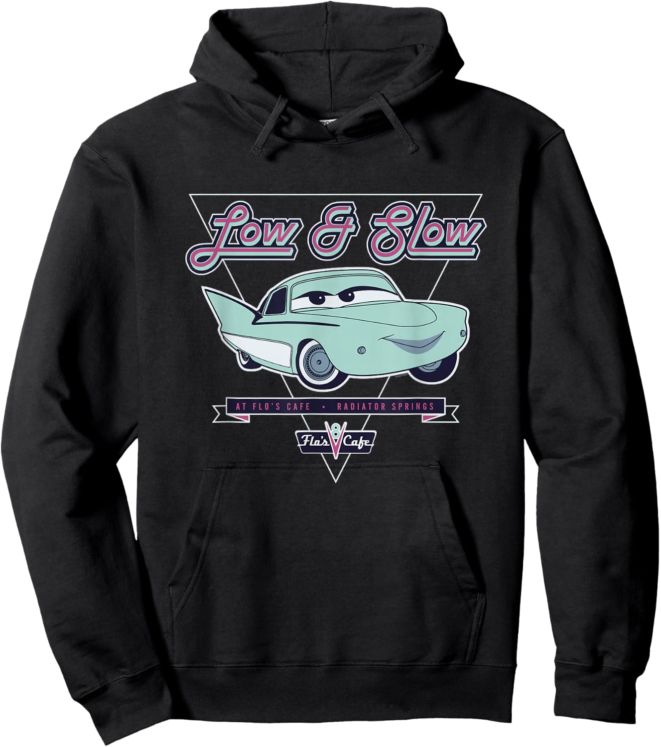 Disney and Pixar’s Cars Flo Low & Slow at Flo’s V8 Café Hoodie - Hoodie | Black