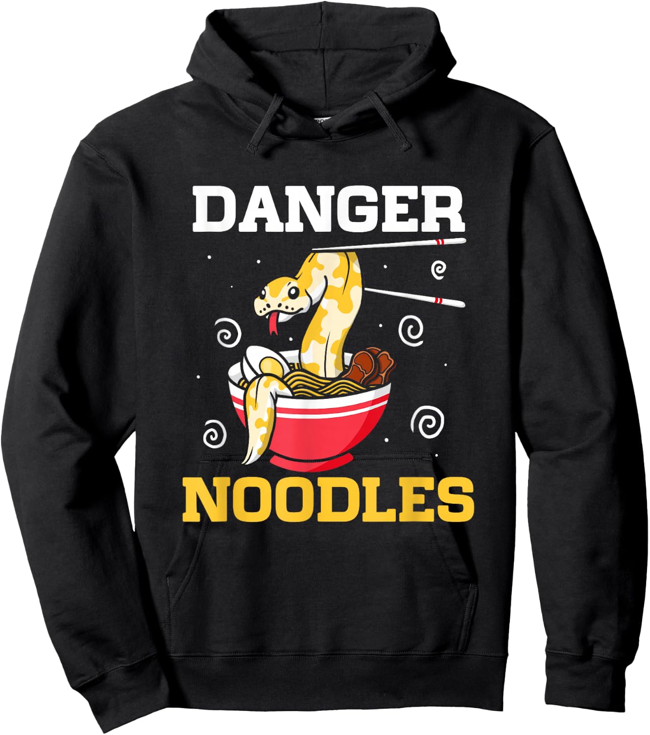 Danger Noodles Snake Owner Ball Python Reptile Snakes Hoodie - Hoodie | Black