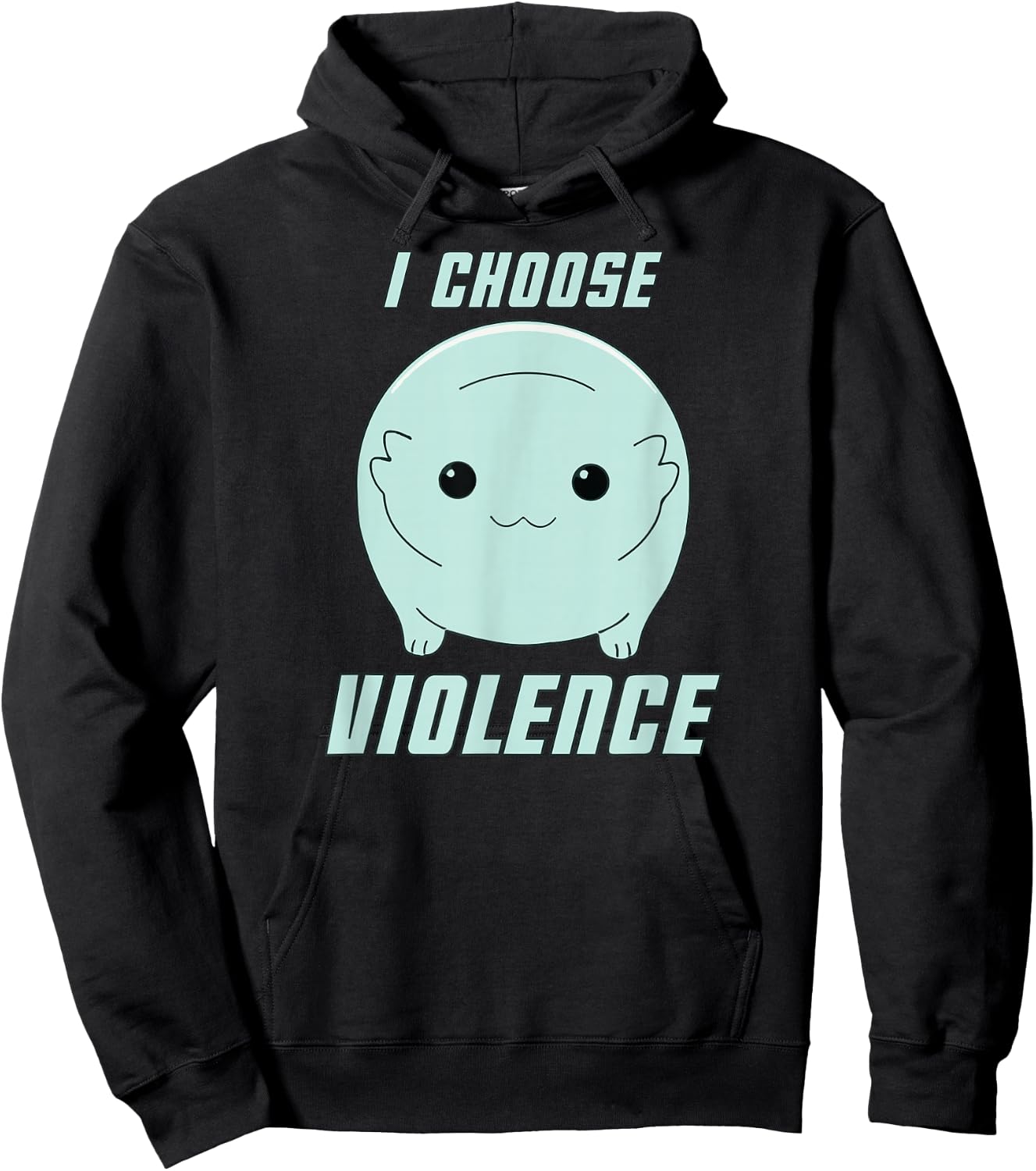 Moopsy Chooses Violence (Light Text) Hoodie - Hoodie | Black