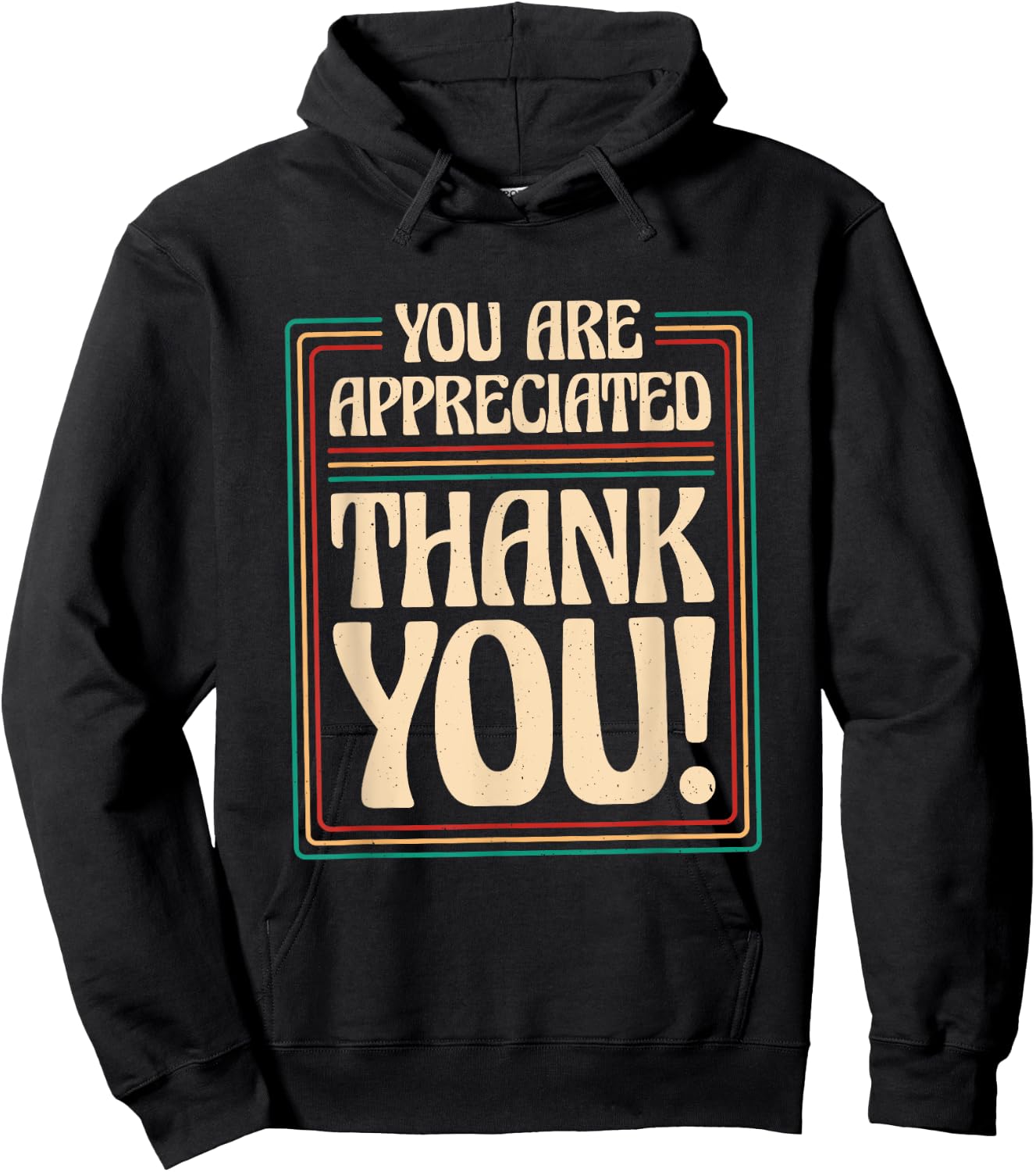 Employers & Work Employee Recognition Designs You Are Appreciated Thank You, -Adults , Black, Small, Short Sleeve Hoodie - Hoodie | Black