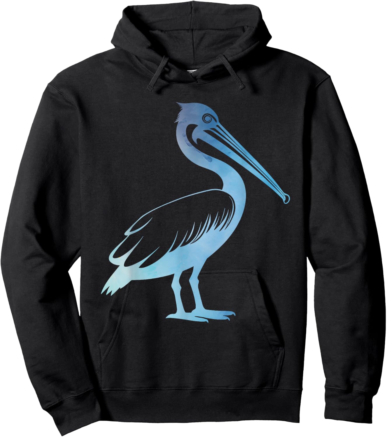 Animals Love Pelicans bird simple minimalist Pelican Hoodie - Hoodie | Black
