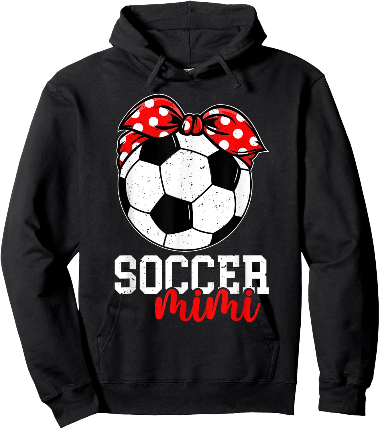 Soccer Mimi Grandma Mimi Of A Soccer Player Mimi Hoodie - Hoodie | Black