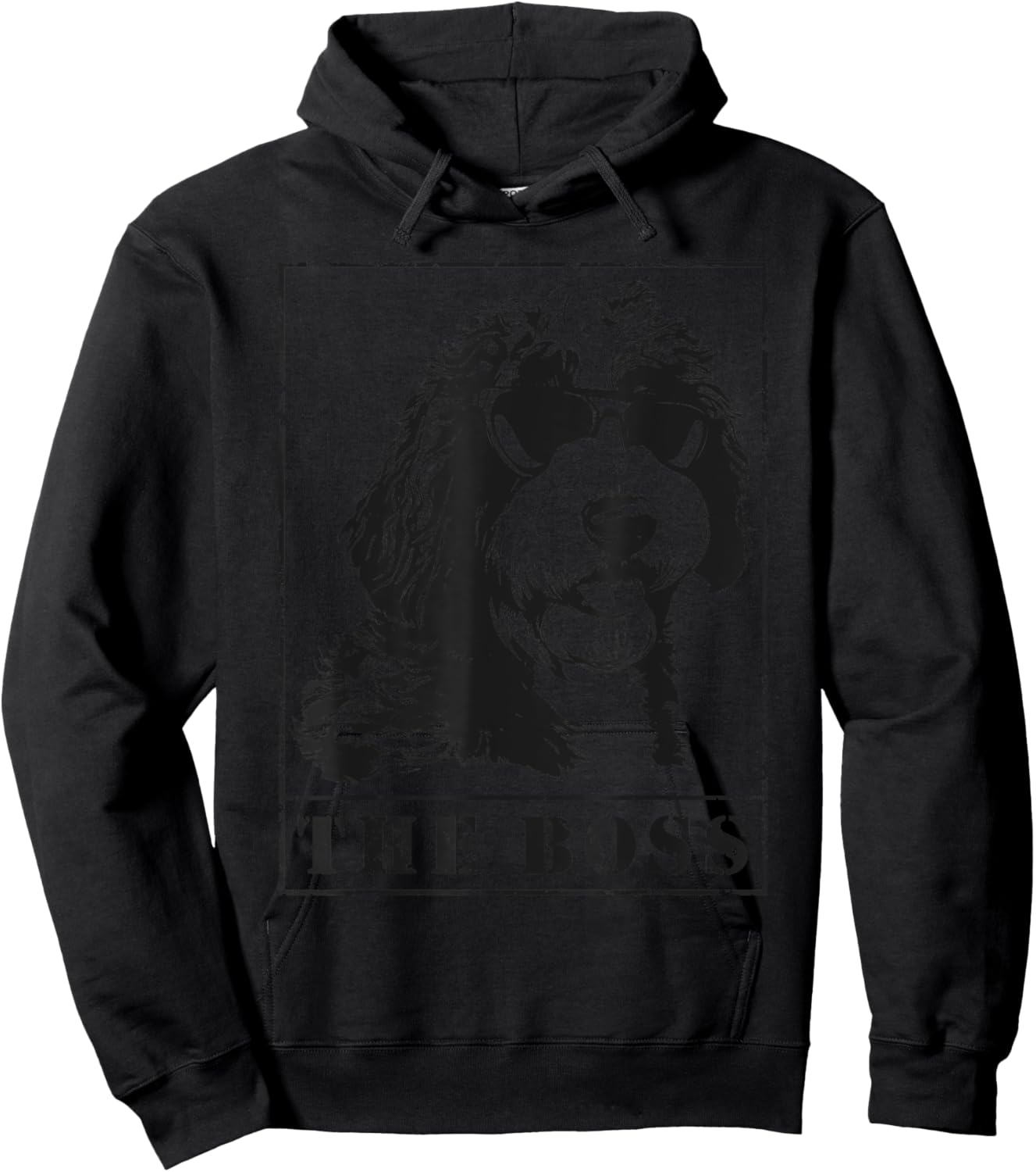 The Funny Sheepadoodle Boss Mom Dad Dog Lover Hoodie - Hoodie | Black