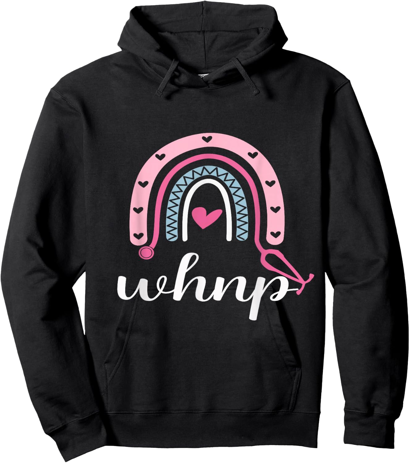 Rainbow Women's Health Nurse Practitioner whnp Hoodie - Hoodie | Black