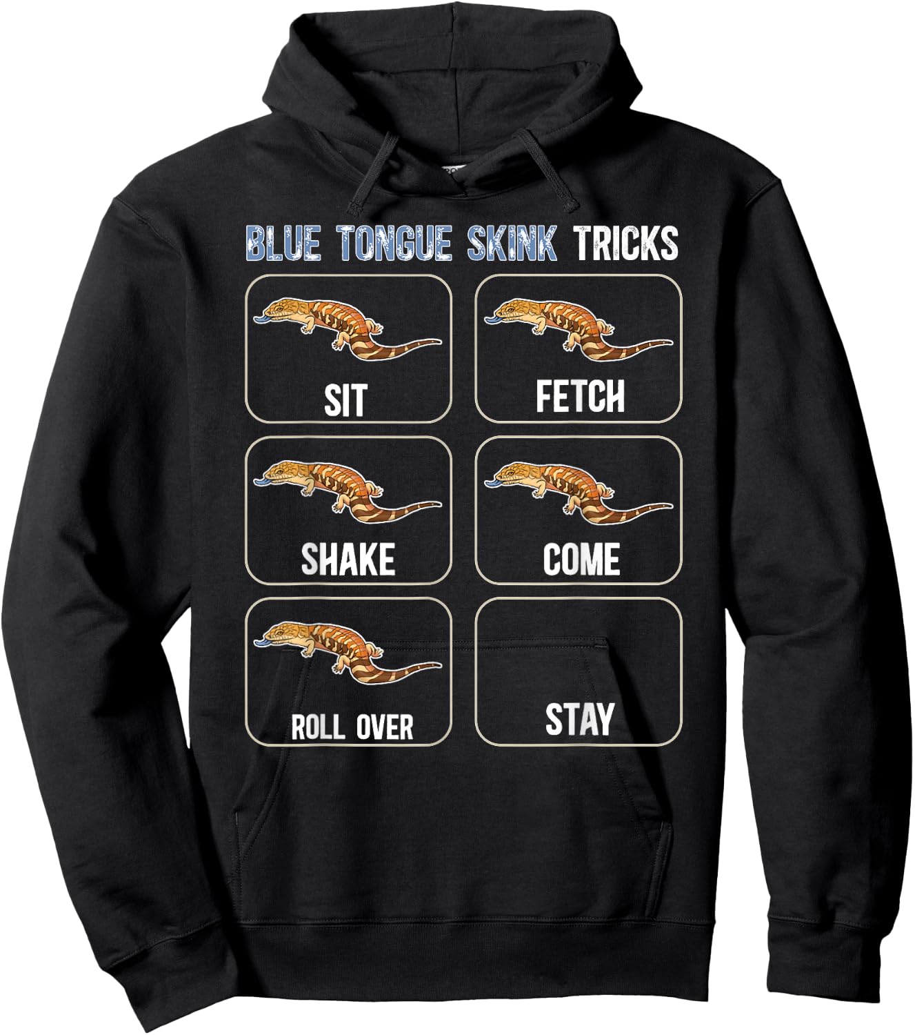 Blue Tongued Skink Owner Blue Tongued Skink Dad Hoodie - Hoodie | Black