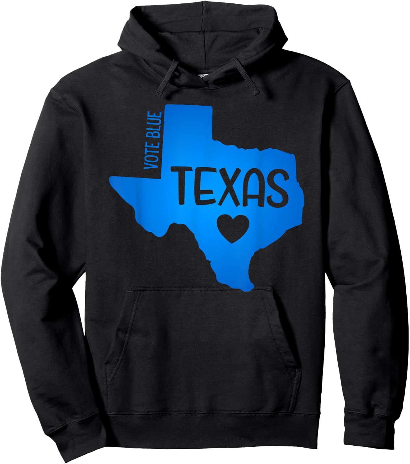 Vote Blue Texas Democrat Pro Choice Women Rights Hoodie - Hoodie | Black