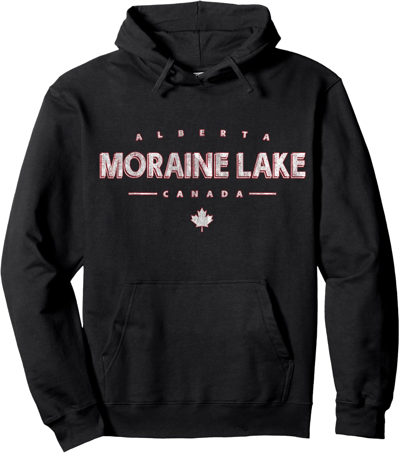 Moraine Lake Alberta Canada - Moraine Lake Canada Hoodie - Hoodie | Black