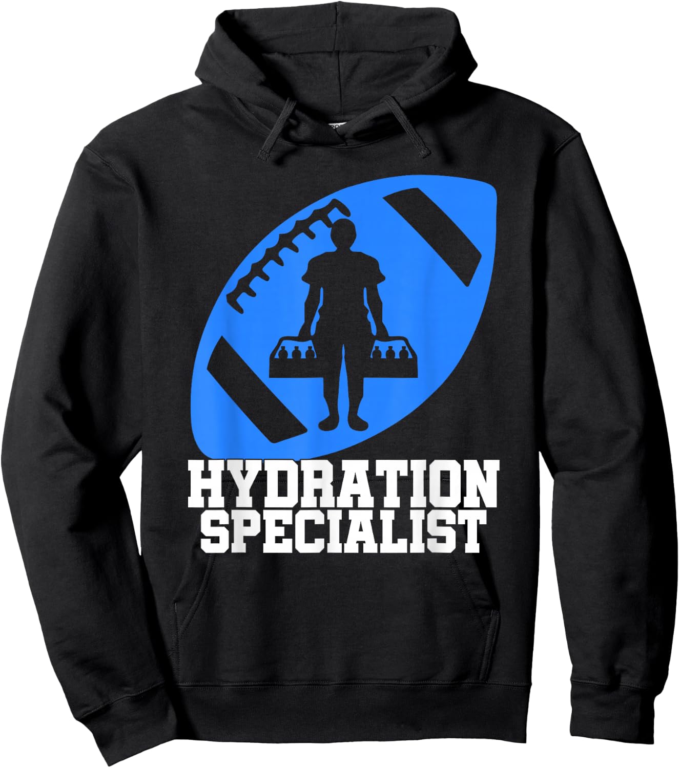 Hydration Specialist Team Manager Football Hydrated Waterboy Hoodie - Hoodie | Black