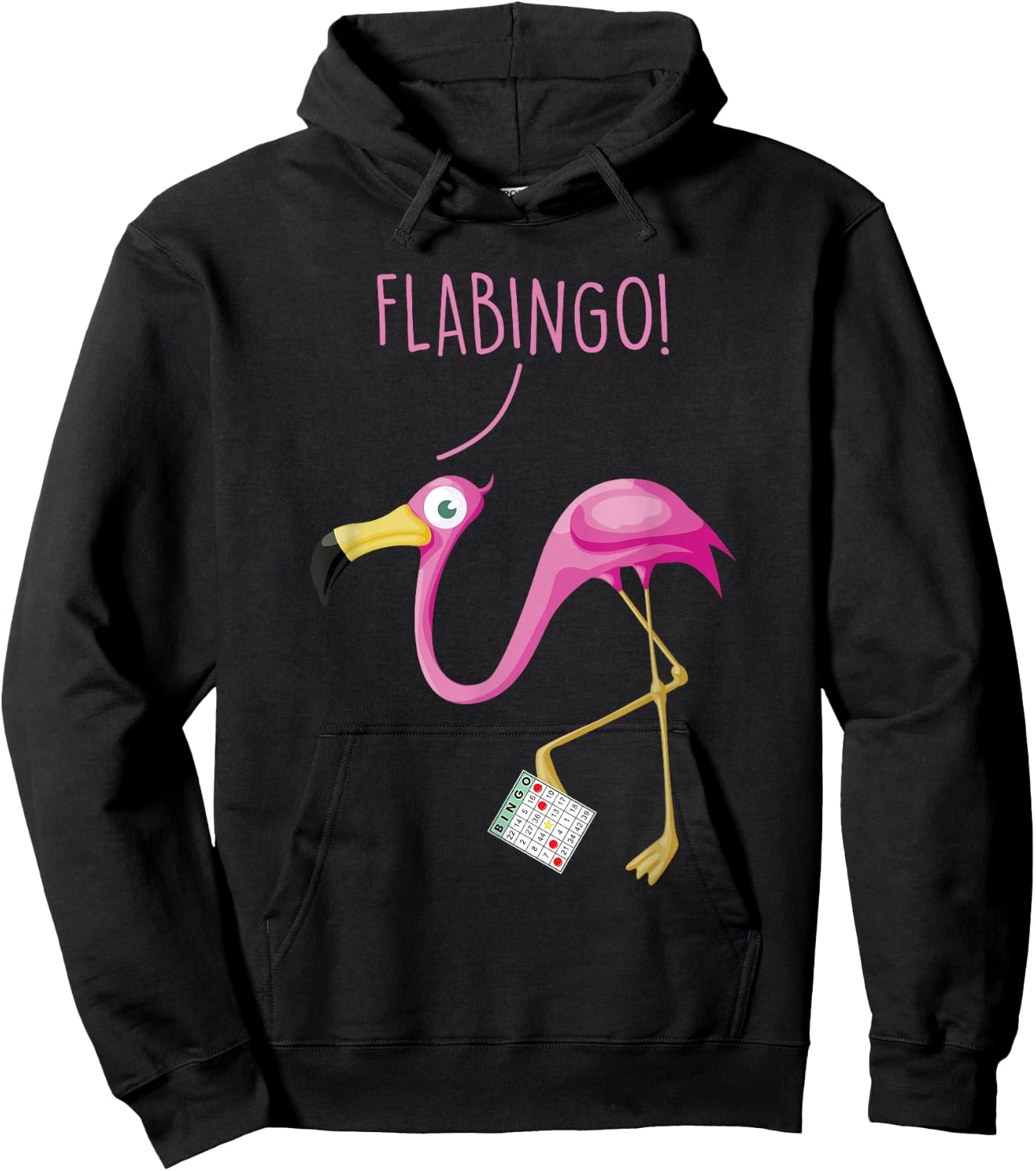 Flabingo! Lucky Player Bingo Player Bingo Addict Hoodie - Hoodie | Black