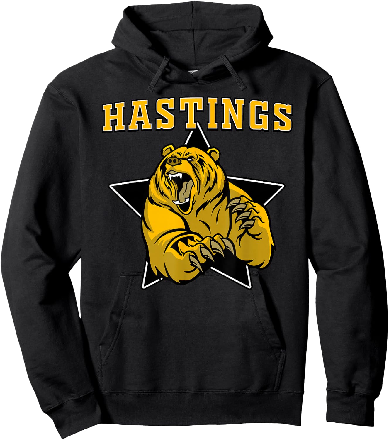 Hastings Bears High School Team Spirit Hoodie - Hoodie | Black