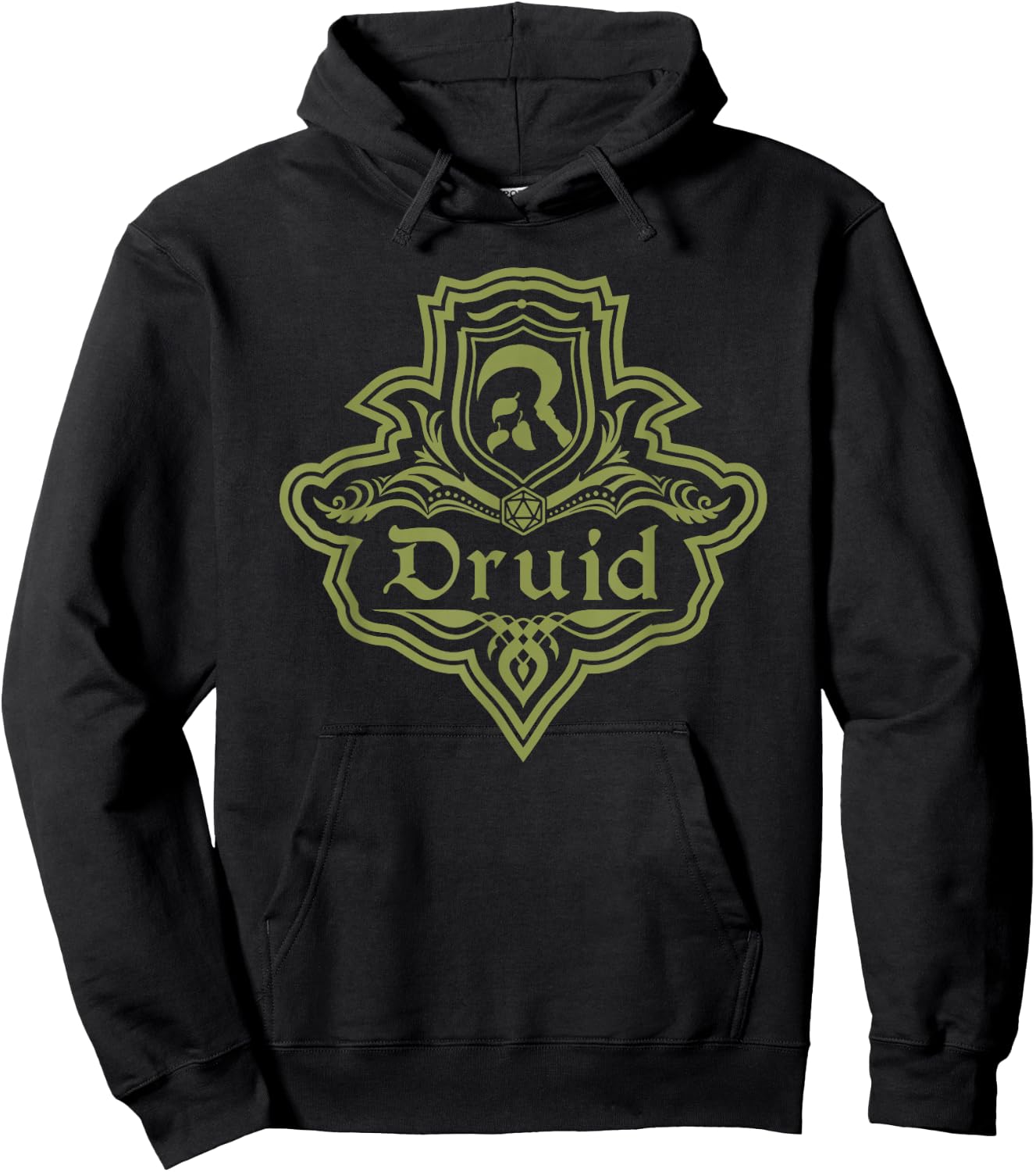 Catumet RPG Druid Class , -Adults, Black, Small, Short Sleeve Hoodie - Hoodie | Black