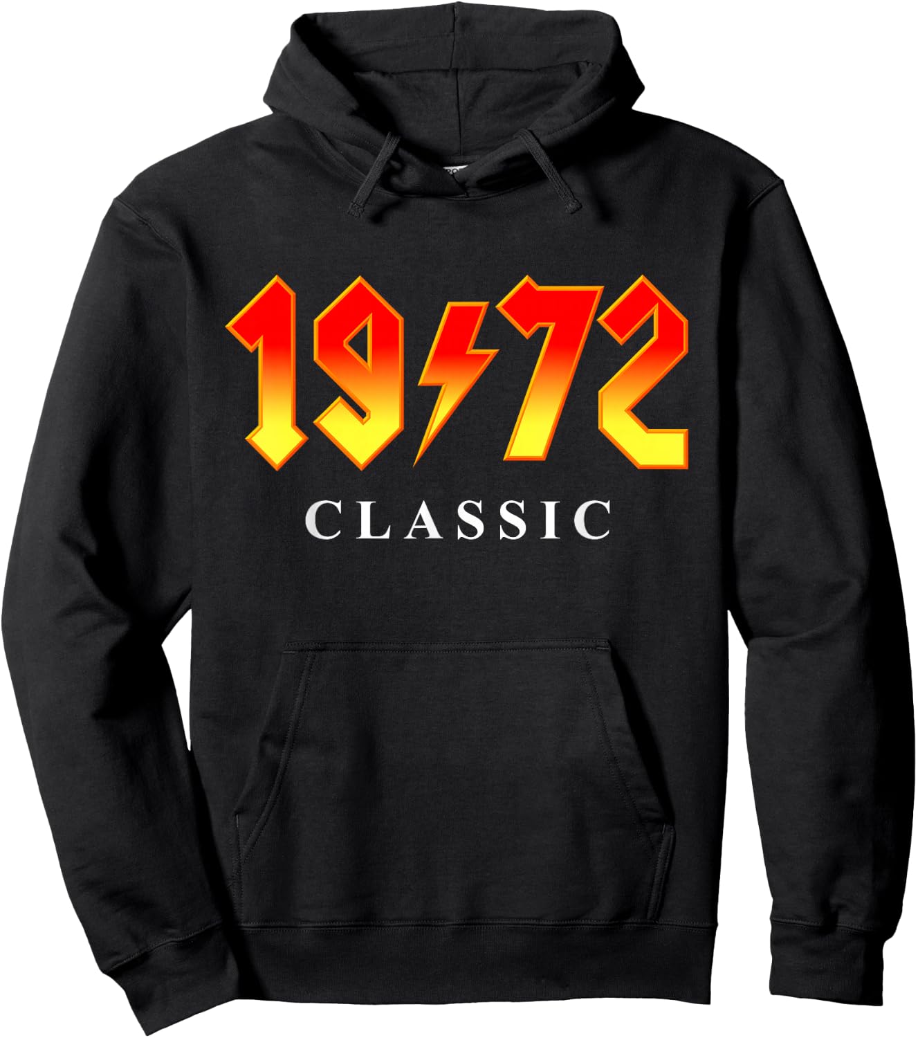 1972 Classic Rock 50th Birthday Hoodie - Hoodie | Black