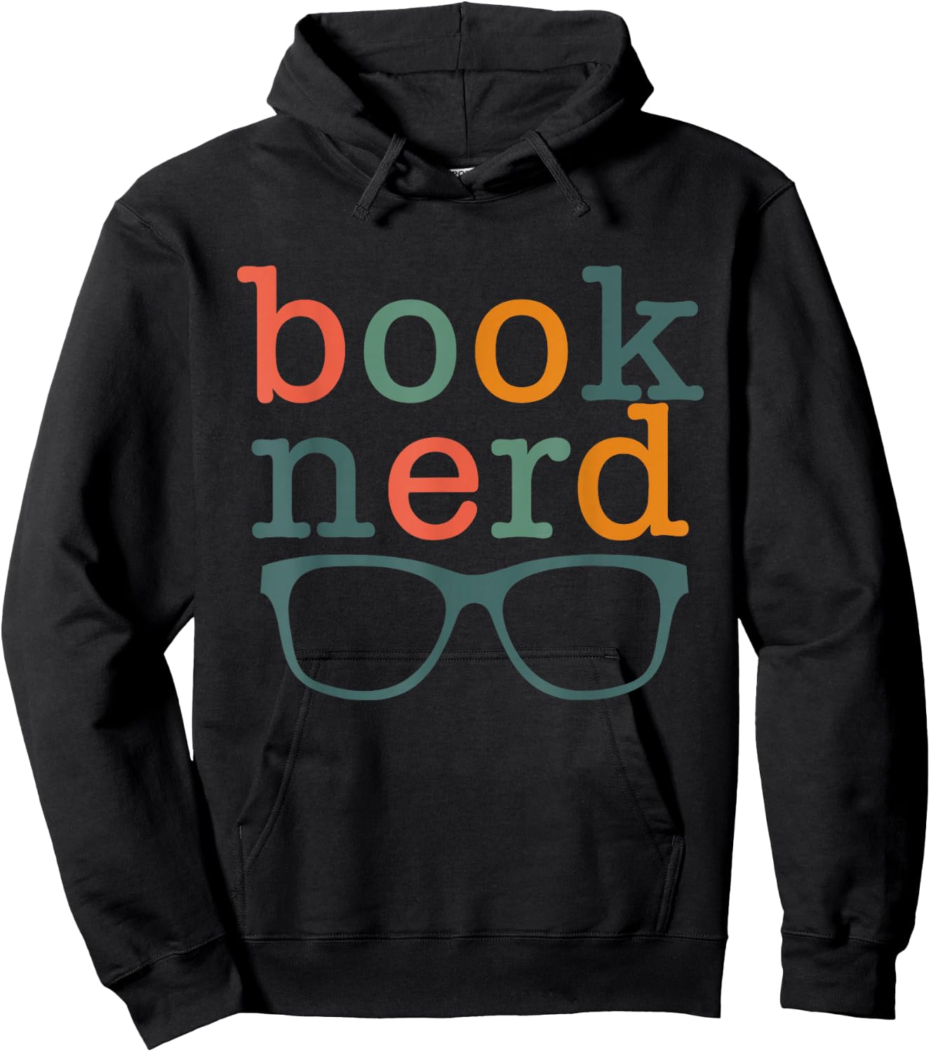Funny Book Nerd - Cute Bookworm & Library Gift Hoodie - Hoodie | Black