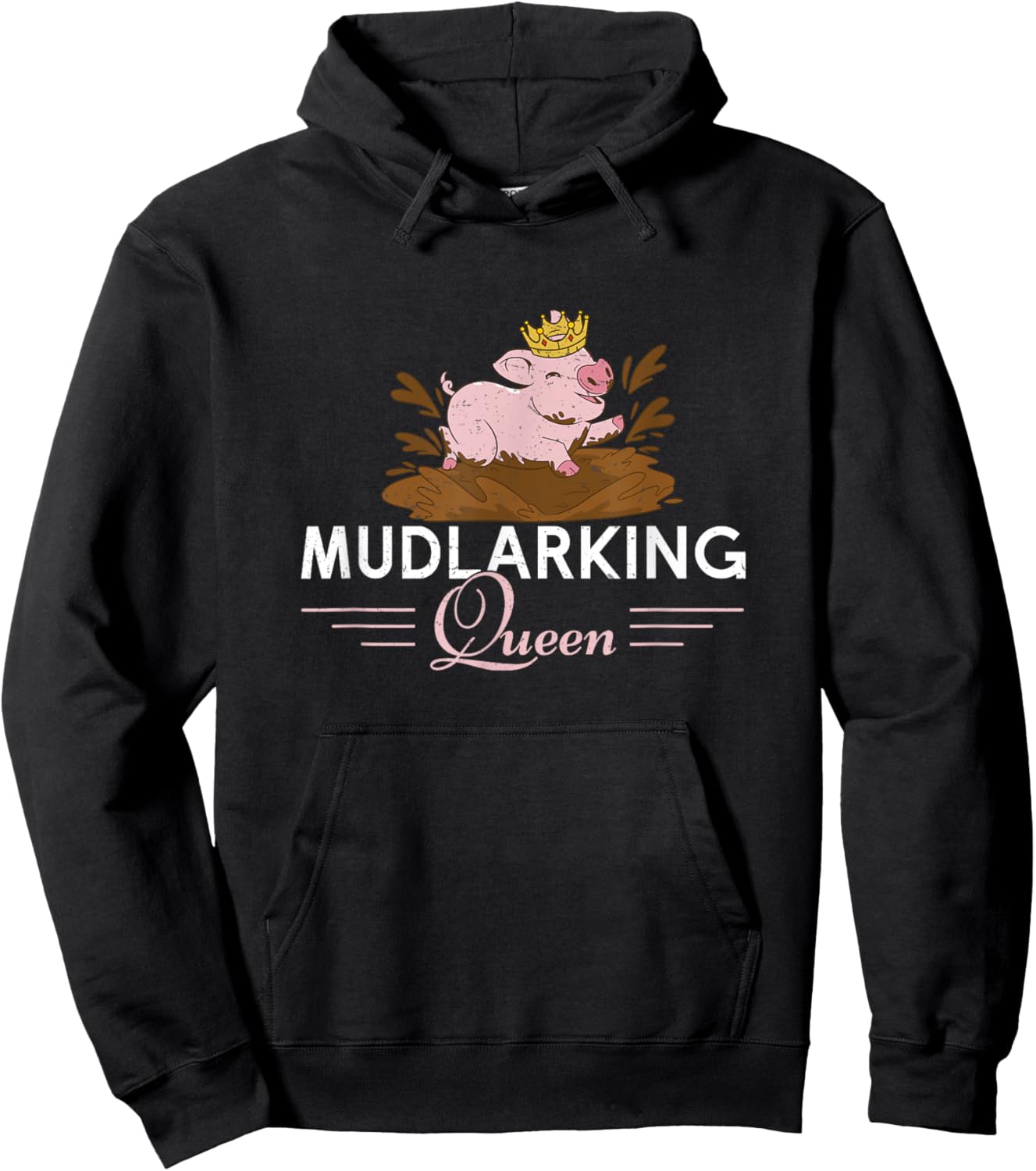 Awesome Mudlarking Queen For A Scavenger Mudlarker Mudlark Hoodie - Hoodie | Black