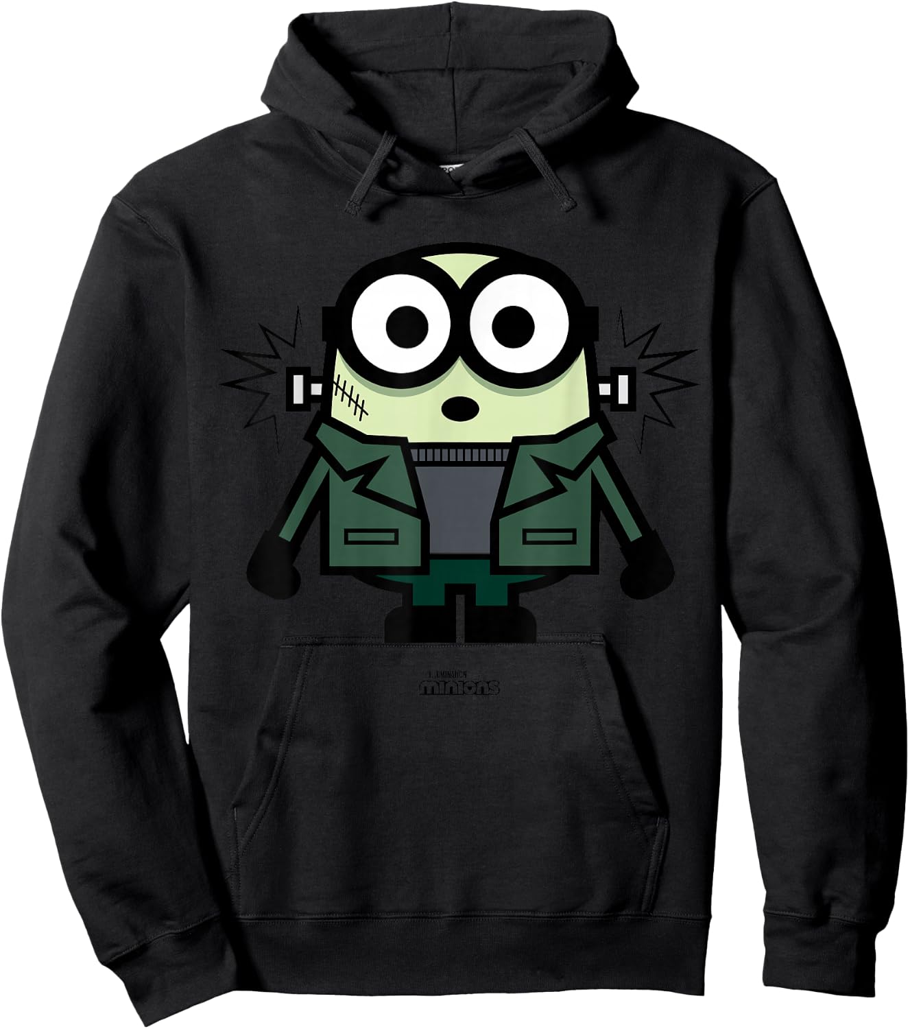 Minions Monsters Frankenbob Shocking Halloween Hoodie - Hoodie | Black