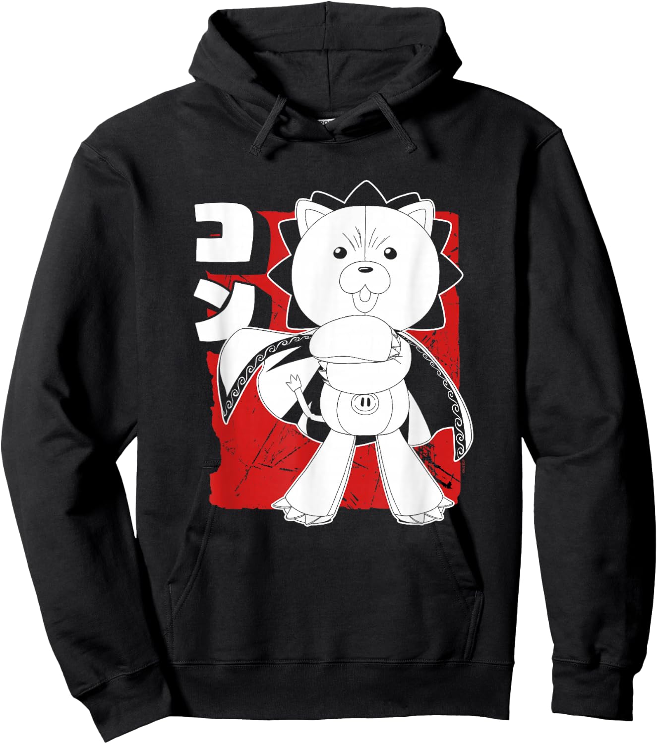 Bleach Kon with Cape Anime Hoodie - Hoodie | Black