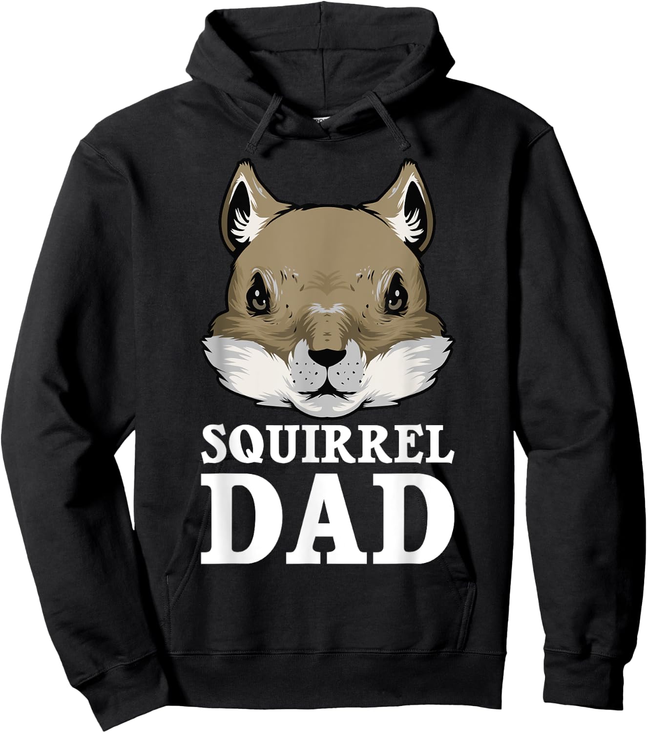 Funny Squirrel Dad Rodent Gopher Chipmunk Lover Daddy Men Hoodie - Hoodie | Black