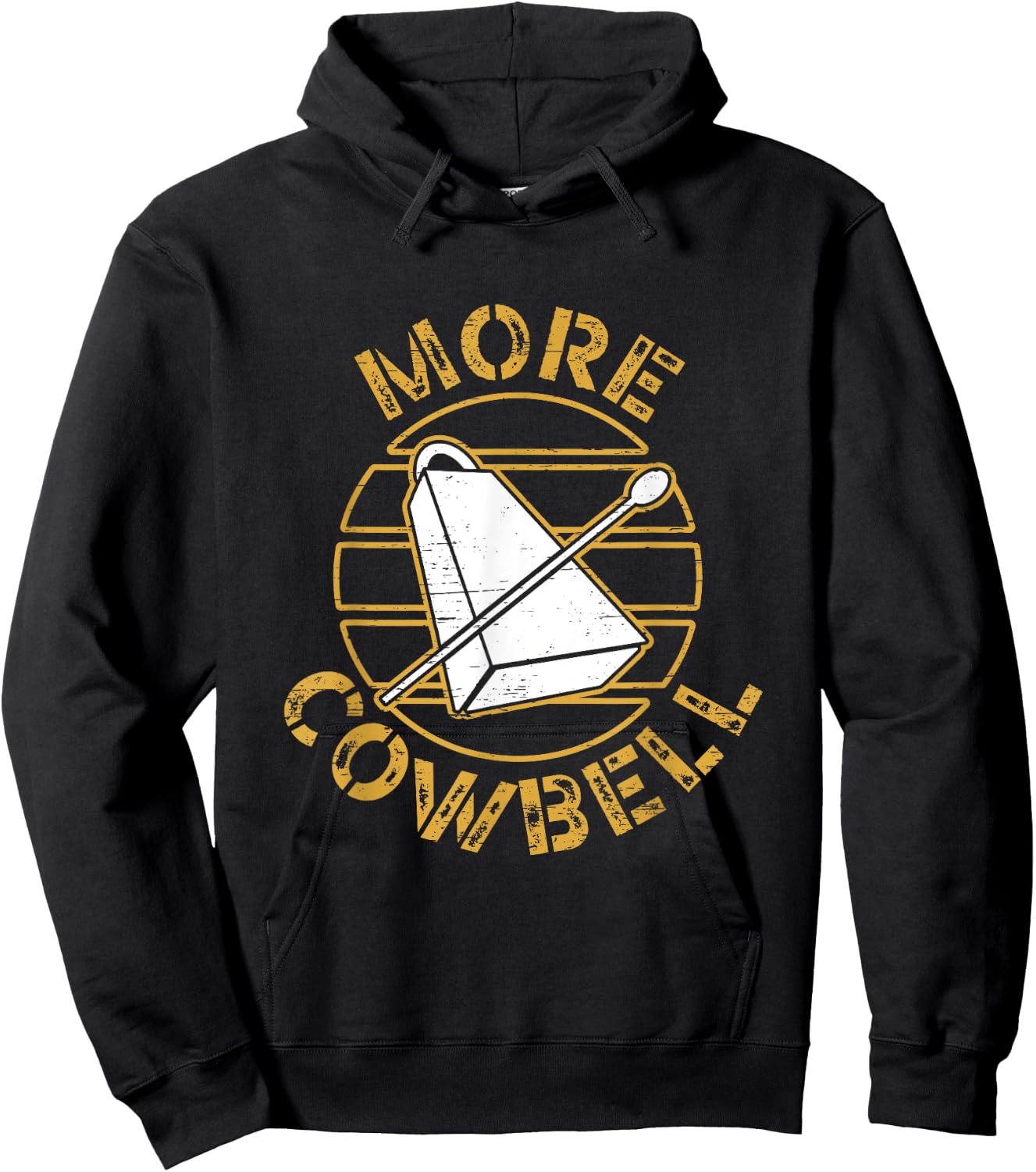 More Cowbell Design Hoodie - Hoodie | Black
