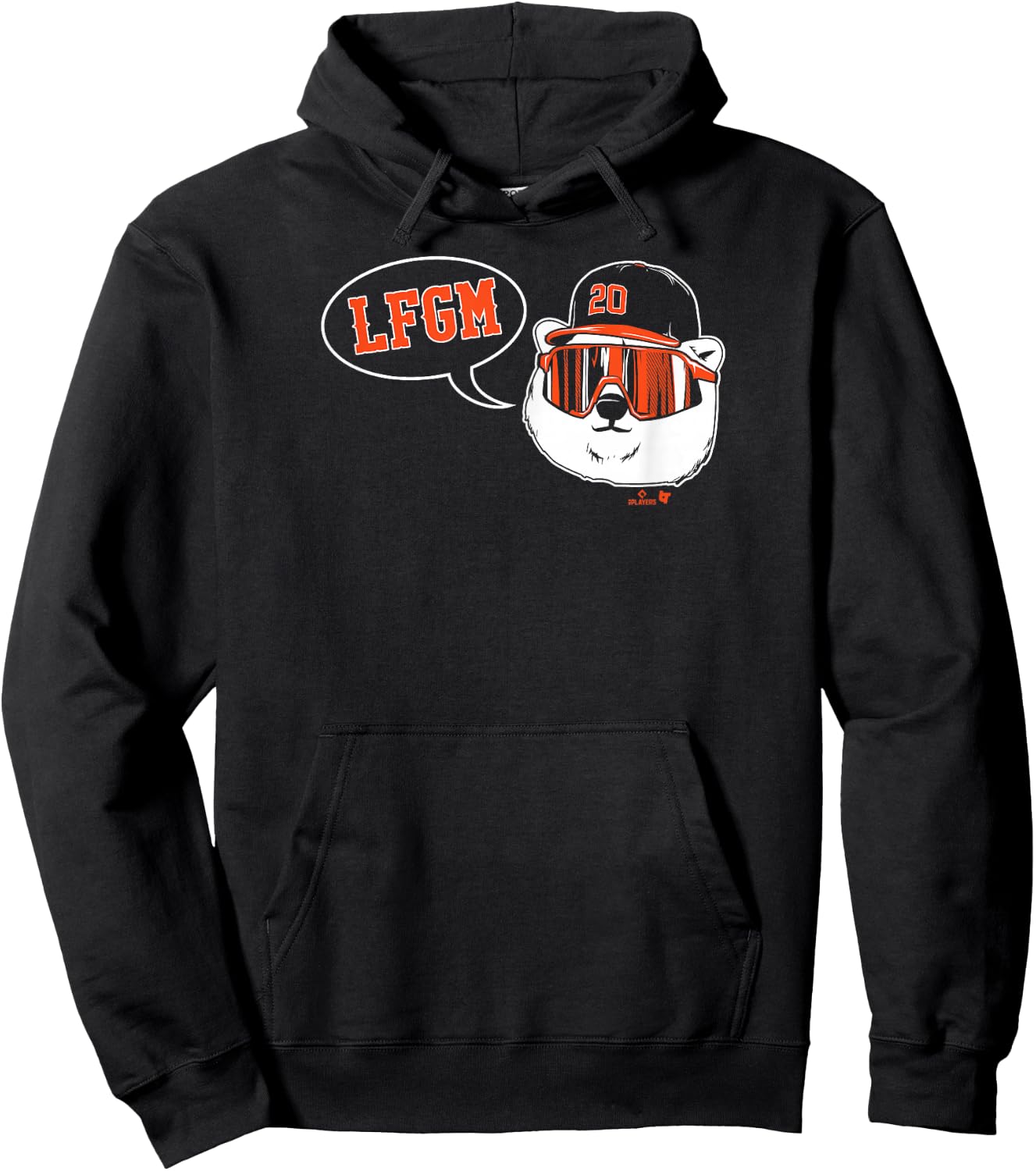 Pete Alonso - LFGM Polar Bear - New York Baseball Hoodie - Hoodie | Black