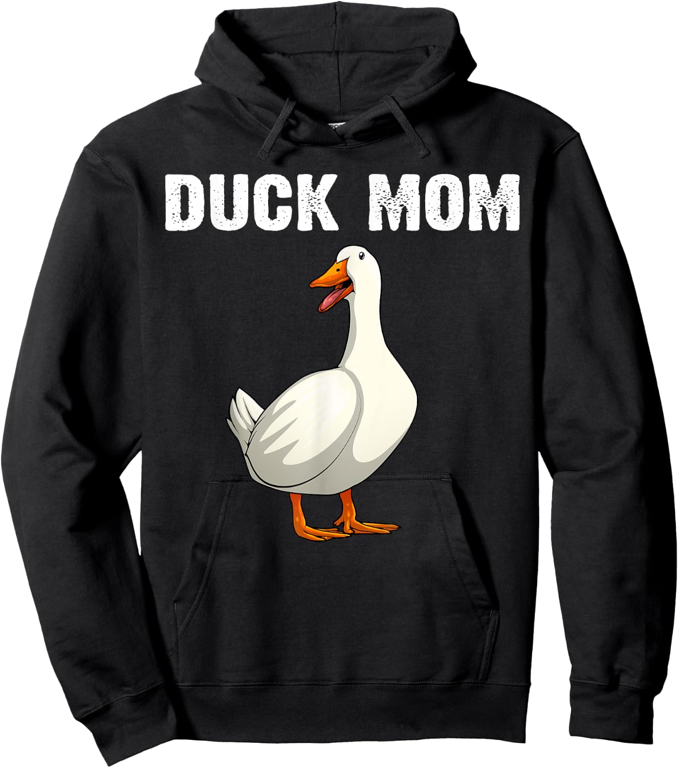 Cool Duck Mom Mother Mama Farm Animal Lover Ducks Hoodie - Hoodie | Black