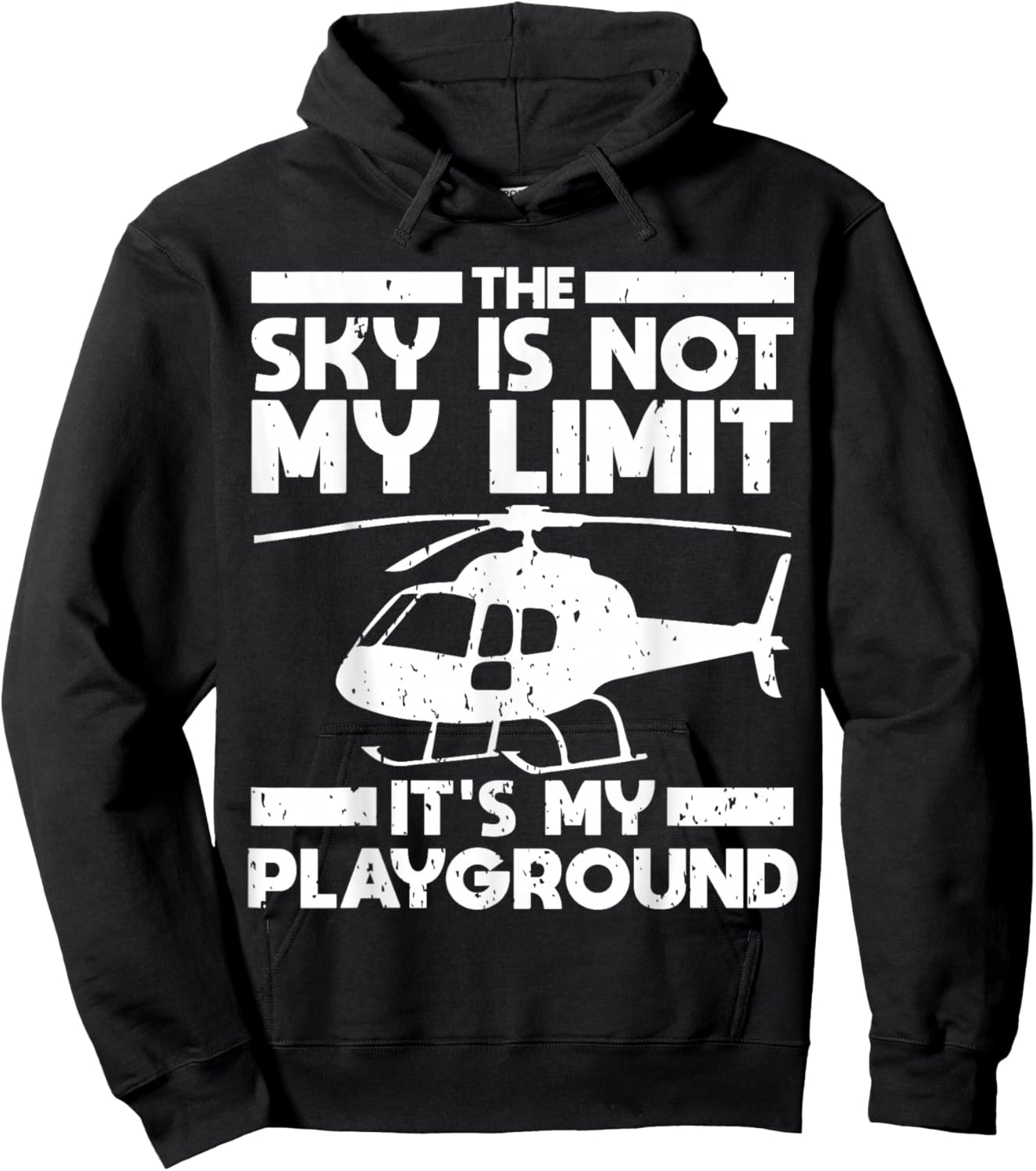 Funny Helicopter Pilot Chopper Aviation Lovers Quote Outfit Hoodie - Hoodie | Black