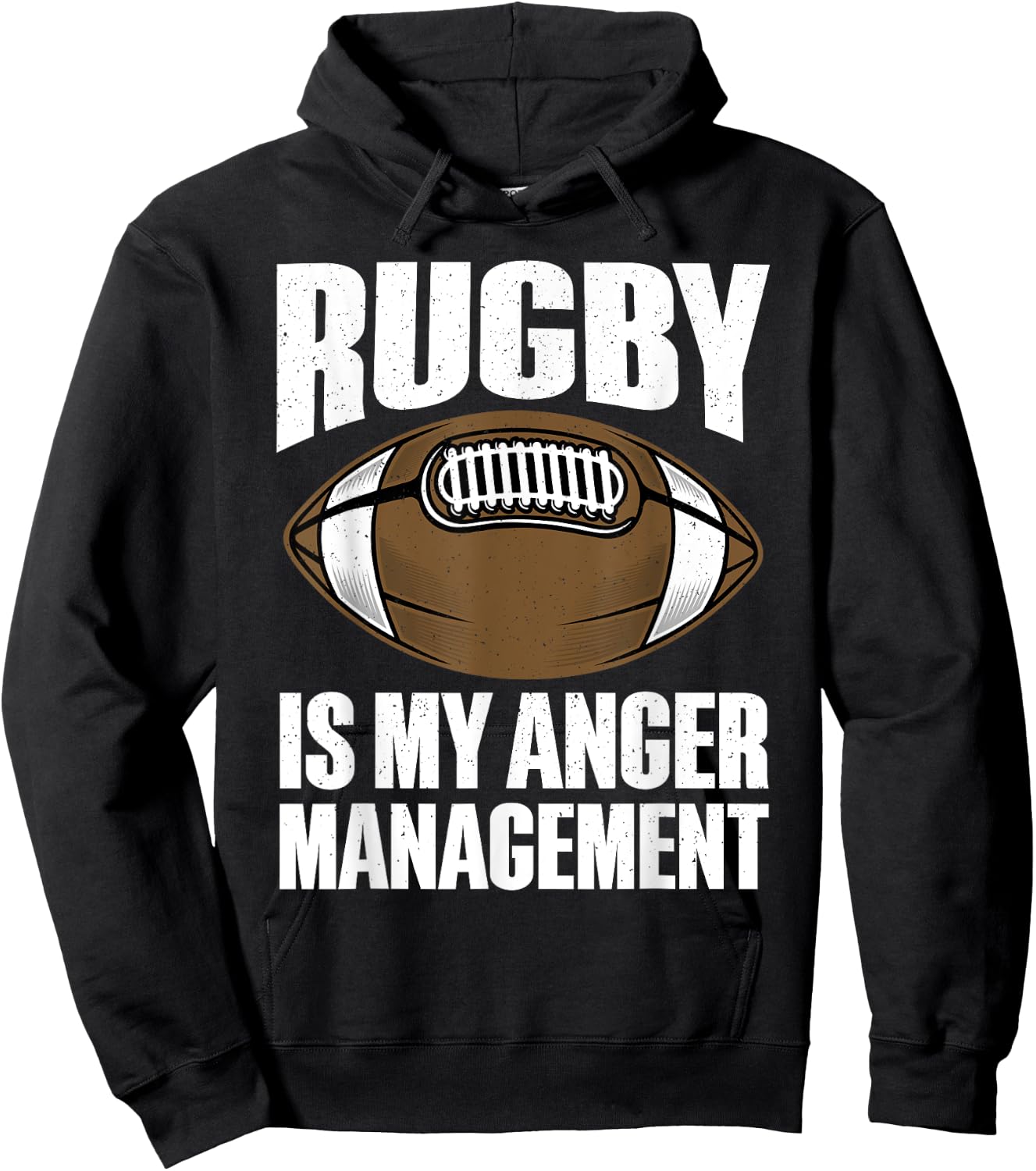 Funny Rugby Design Women Football Sport Rugby Player Hoodie - Hoodie | Black