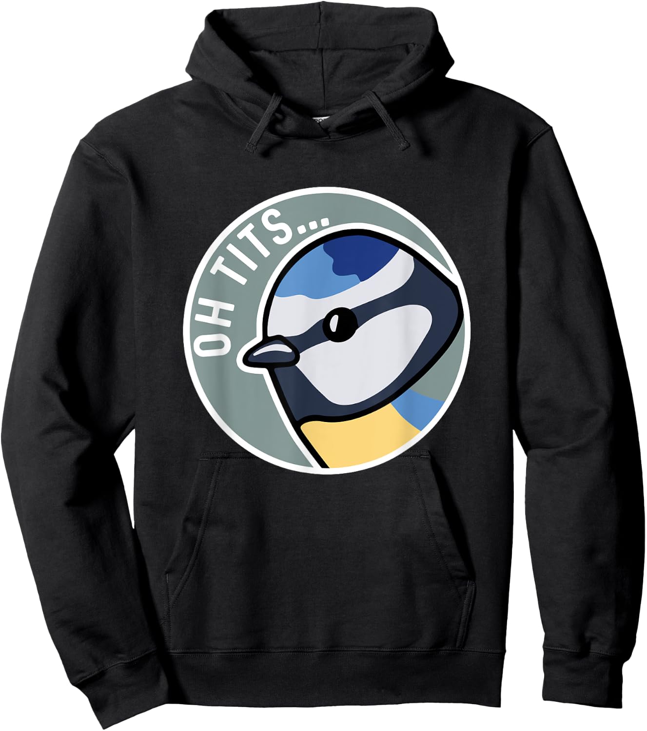 Tit Bird Oh Tits Bird Watcher Hoodie - Hoodie | Black