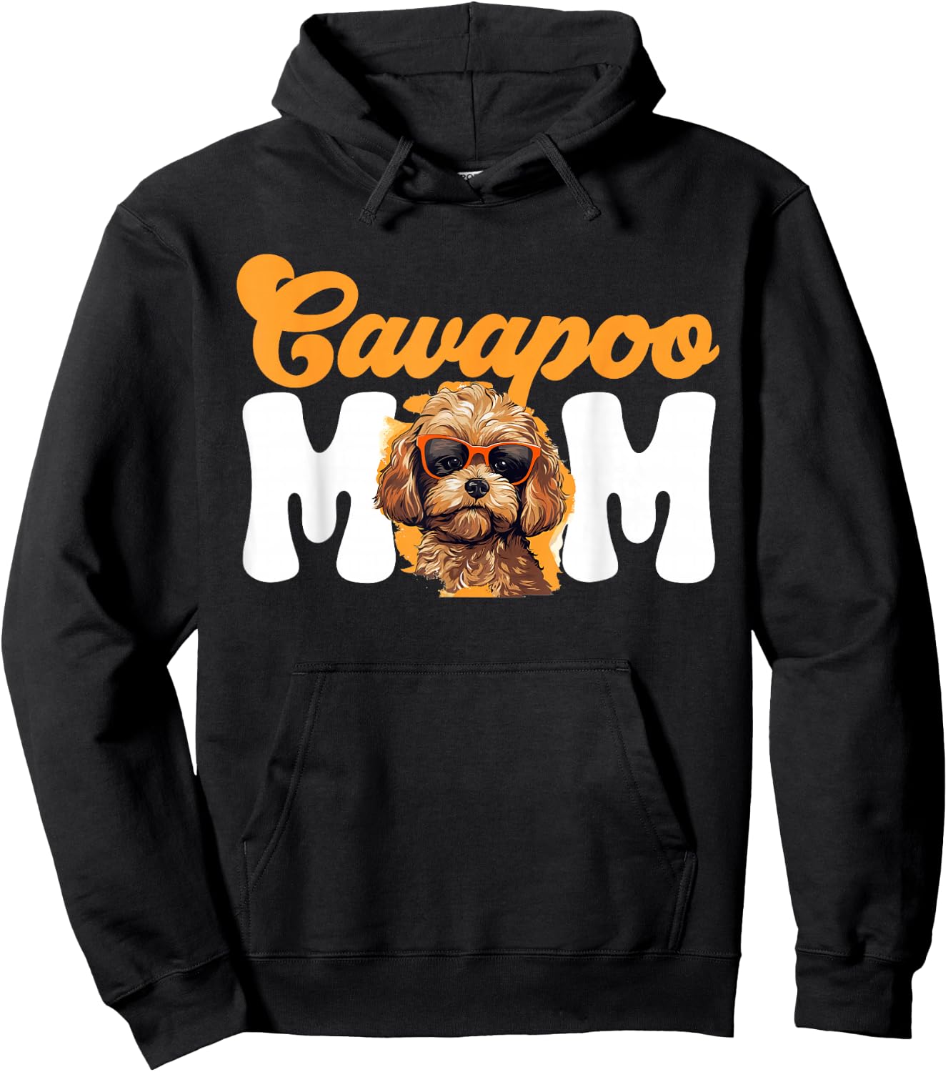 Cavapoo Dog Breed Pet Cavapoo Mom Hoodie - Hoodie | Black
