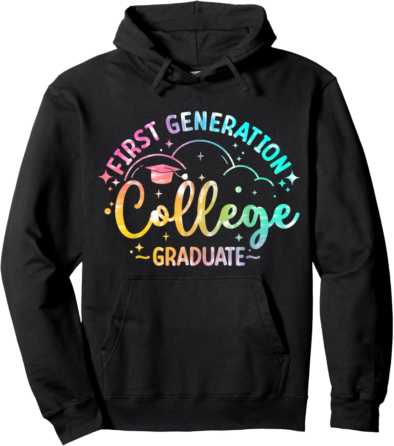 First Generation College Student First-Gen College Graduate Hoodie - Hoodie | Black