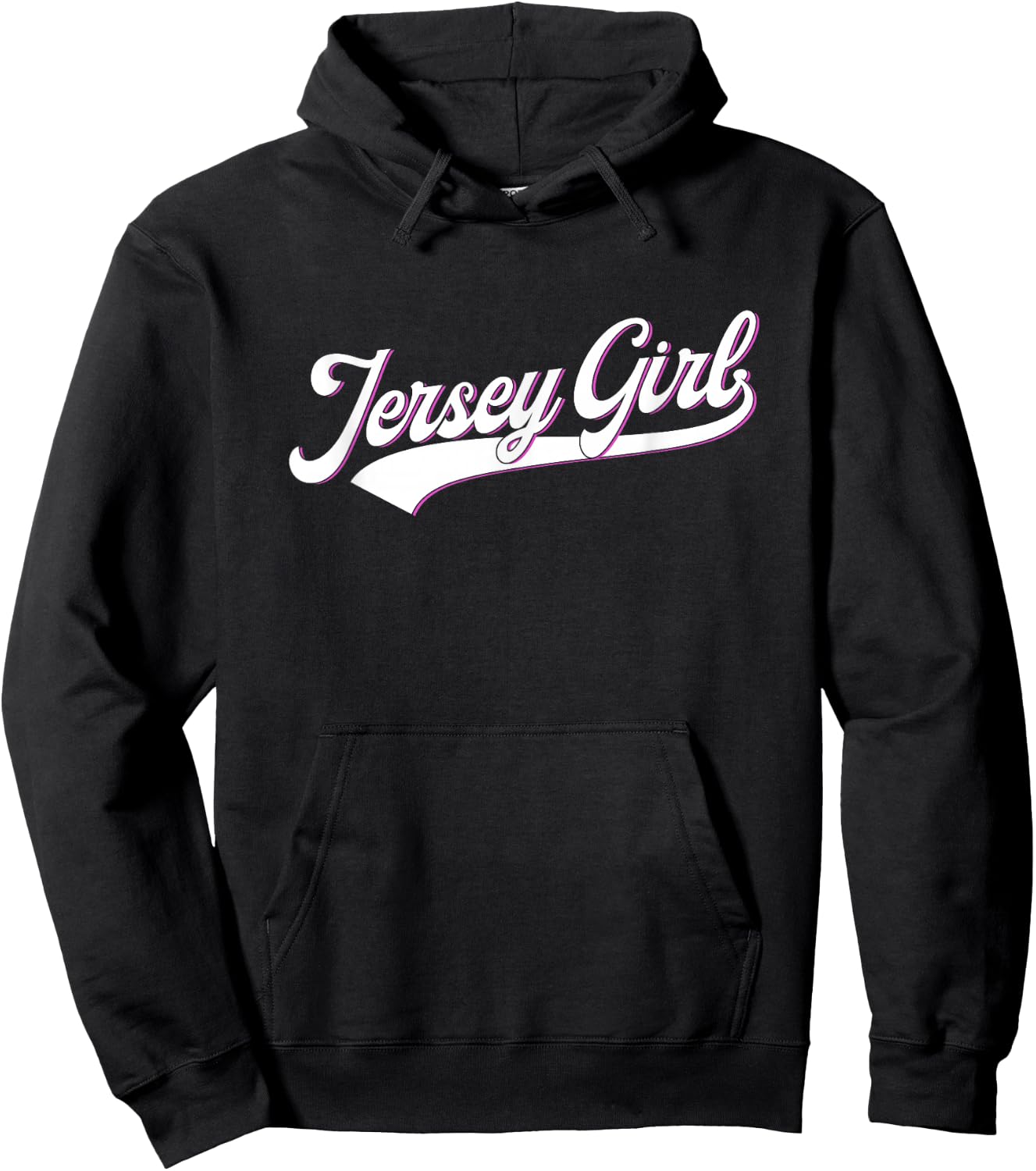 New Jersey State USA Jersey Girl for Girls, Women - Black, Small Hoodie - Hoodie | Black