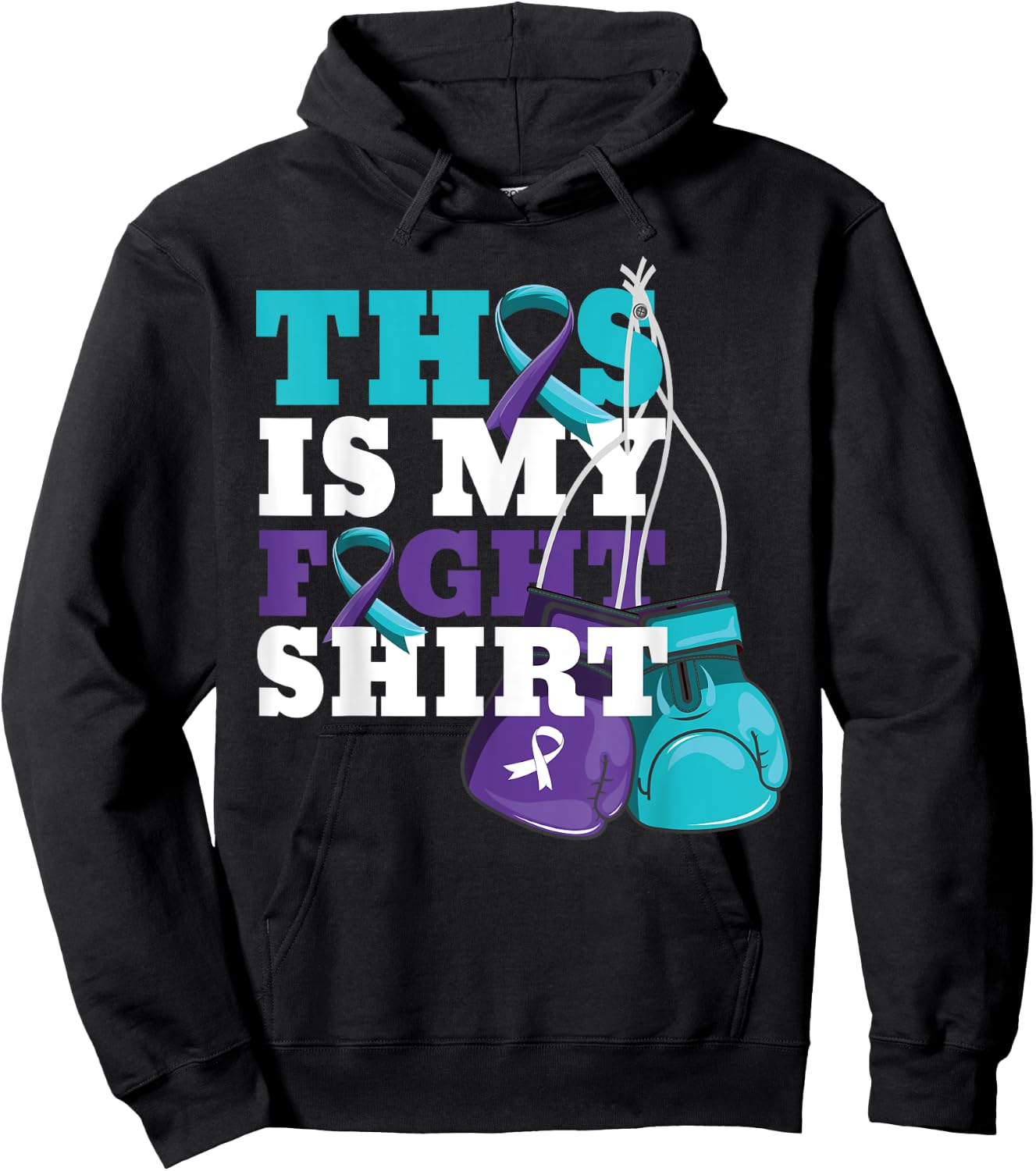 This Is My Fight Shirt Rheumatoid Arthritis Fighter Strong Hoodie - Hoodie | Black