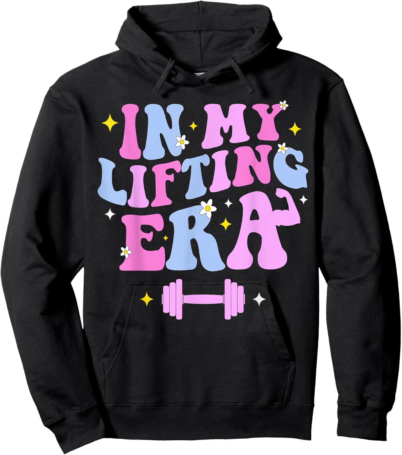 In My Lifting Era Workout Sport Motivation Fitness Gym Hoodie - Hoodie | Black
