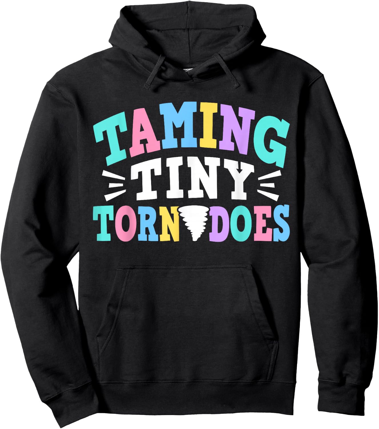 Taming Tiny Tornadoes Day Care Teacher Hoodie - Hoodie | Black