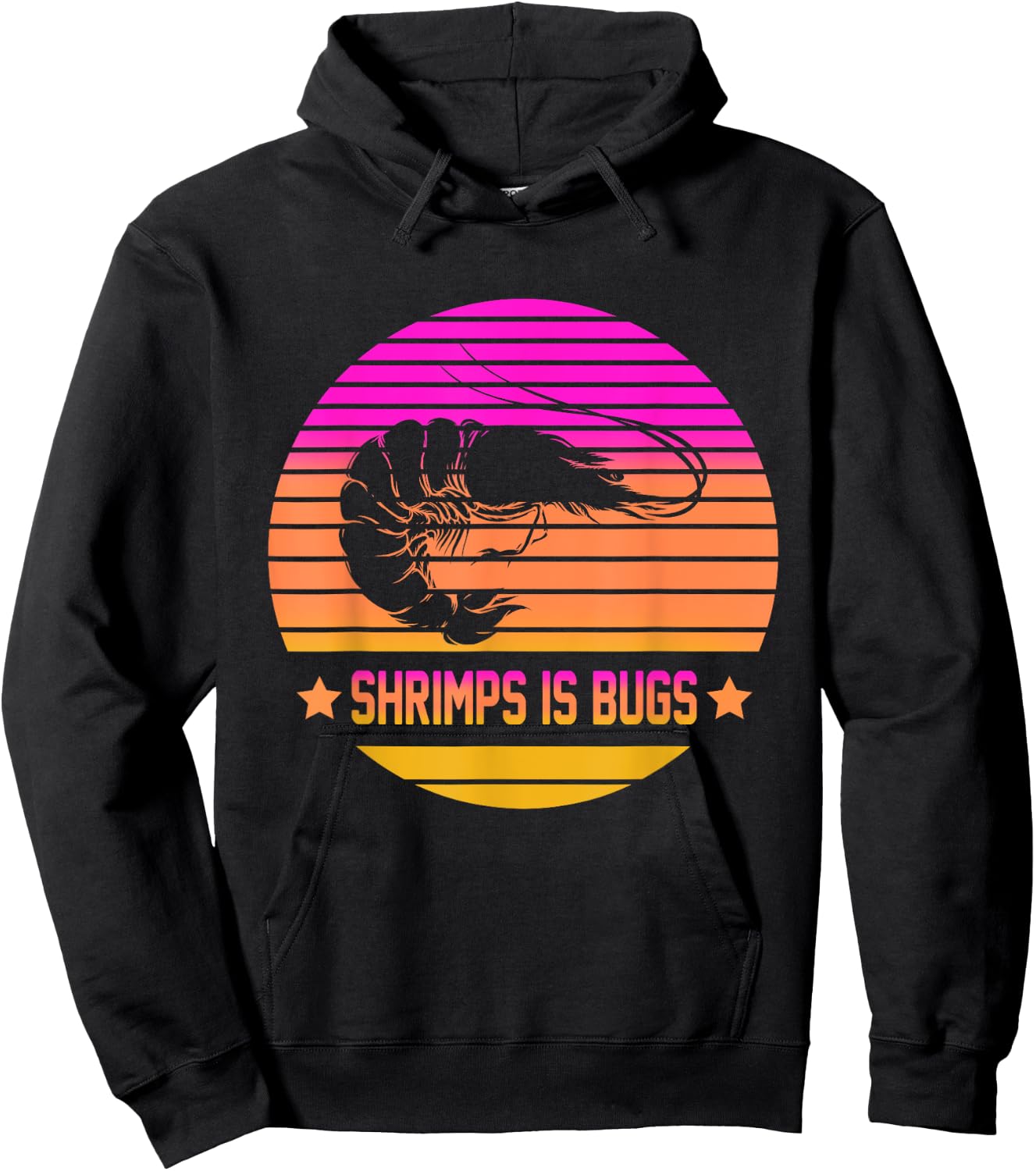 Shrimps Is Bugs Apparel Hoodie - Hoodie | Black